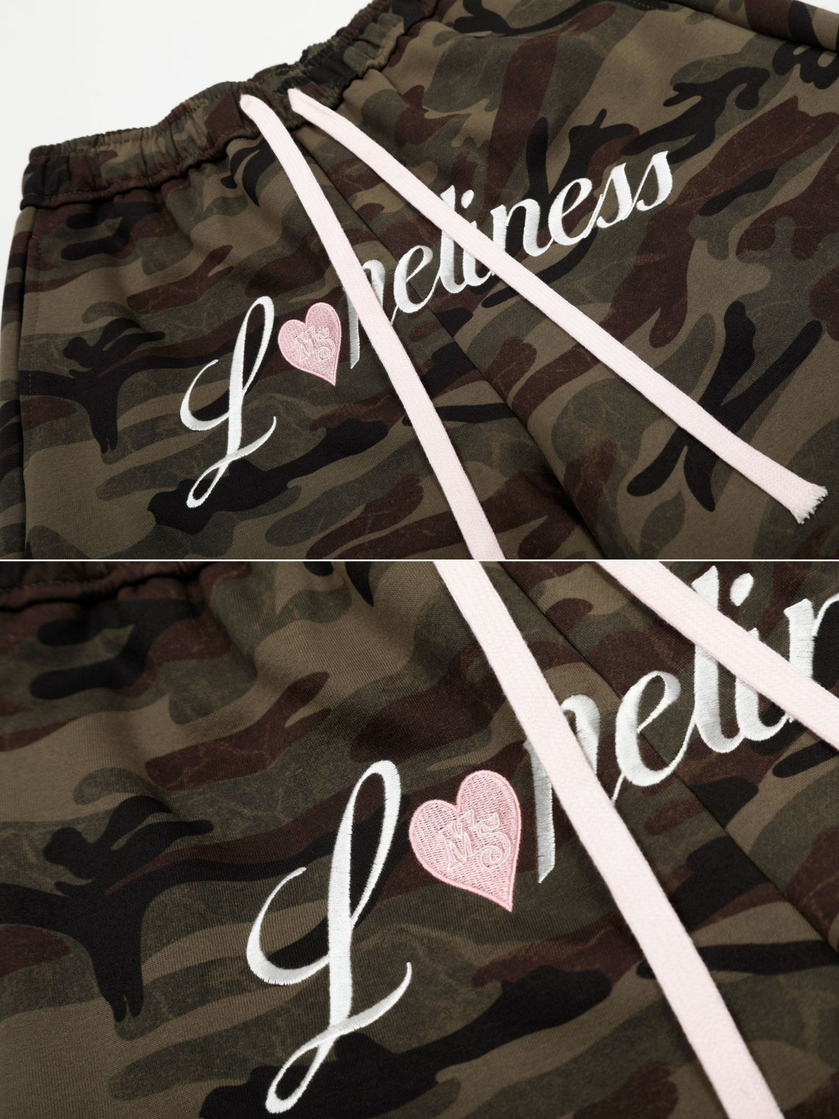LONELINESS - Baggy Embroidered Jorts | Teenwear.eu