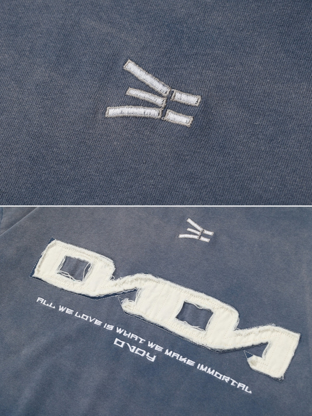 DVDY - Oversized Embroidered T-shirt | Teenwear.eu