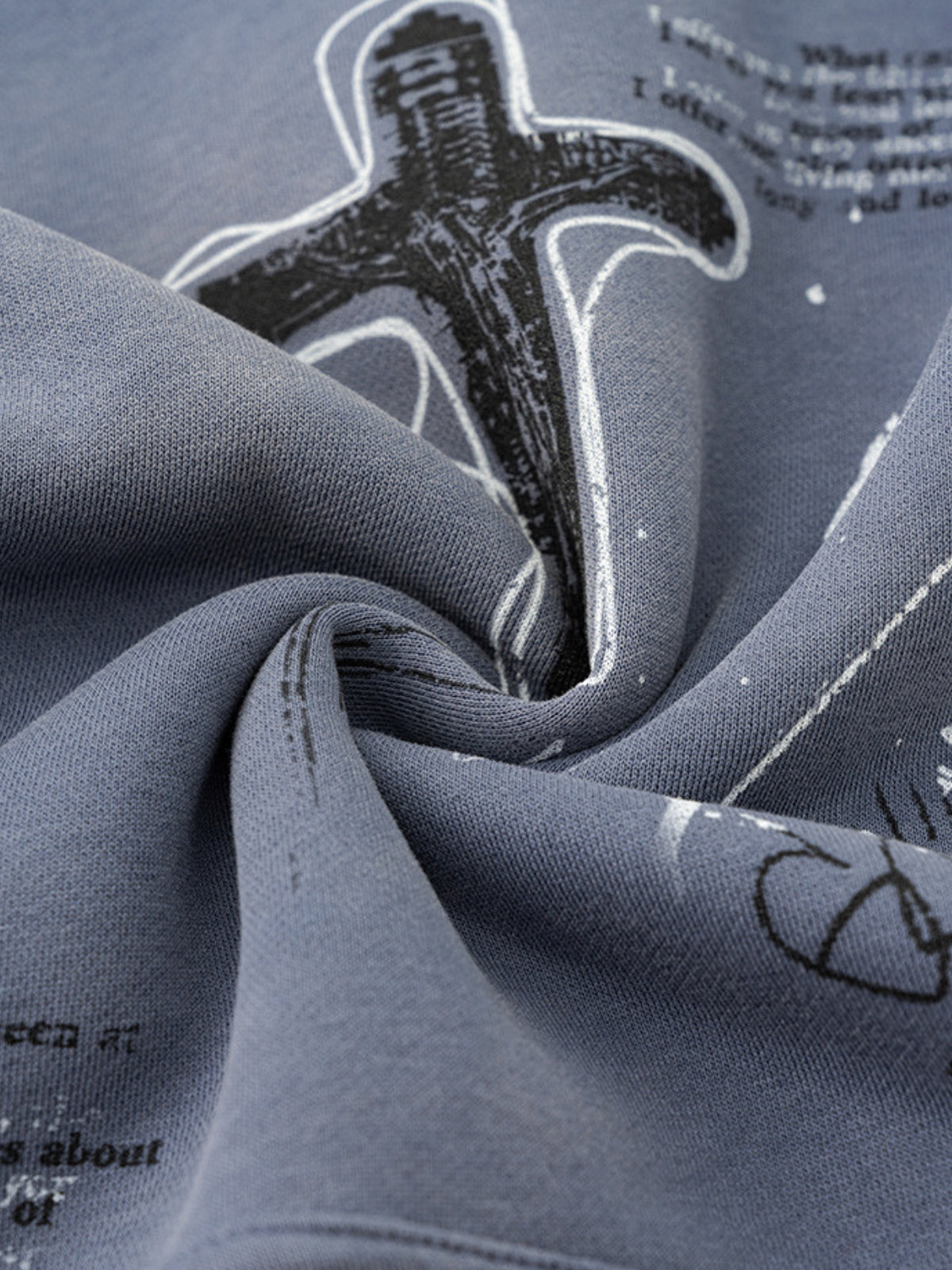 KRISS CROSS - Oversized Print Hoodie | Teenwear.eu