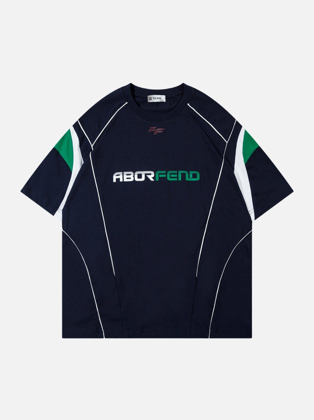 FEND - Oversized Print T-shirt Blue | Teenwear.eu