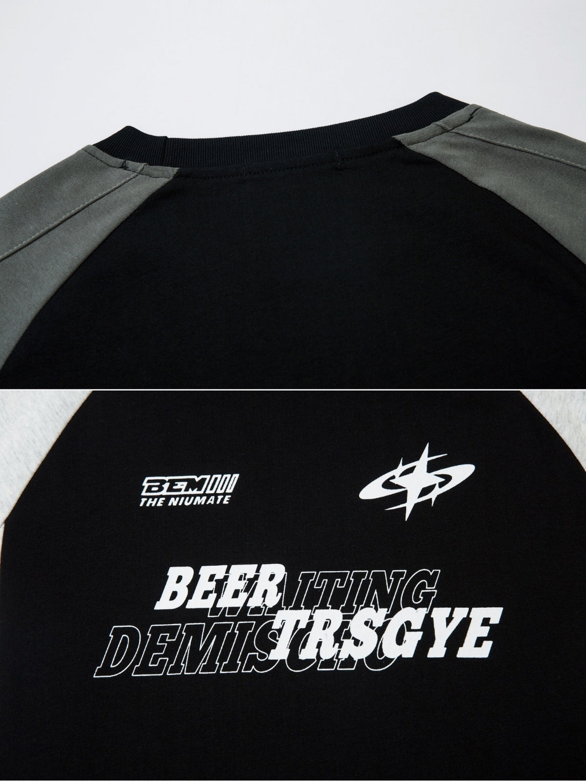 NIUMATE - Oversized Print Racing T-Shirt | Teenwear.eu