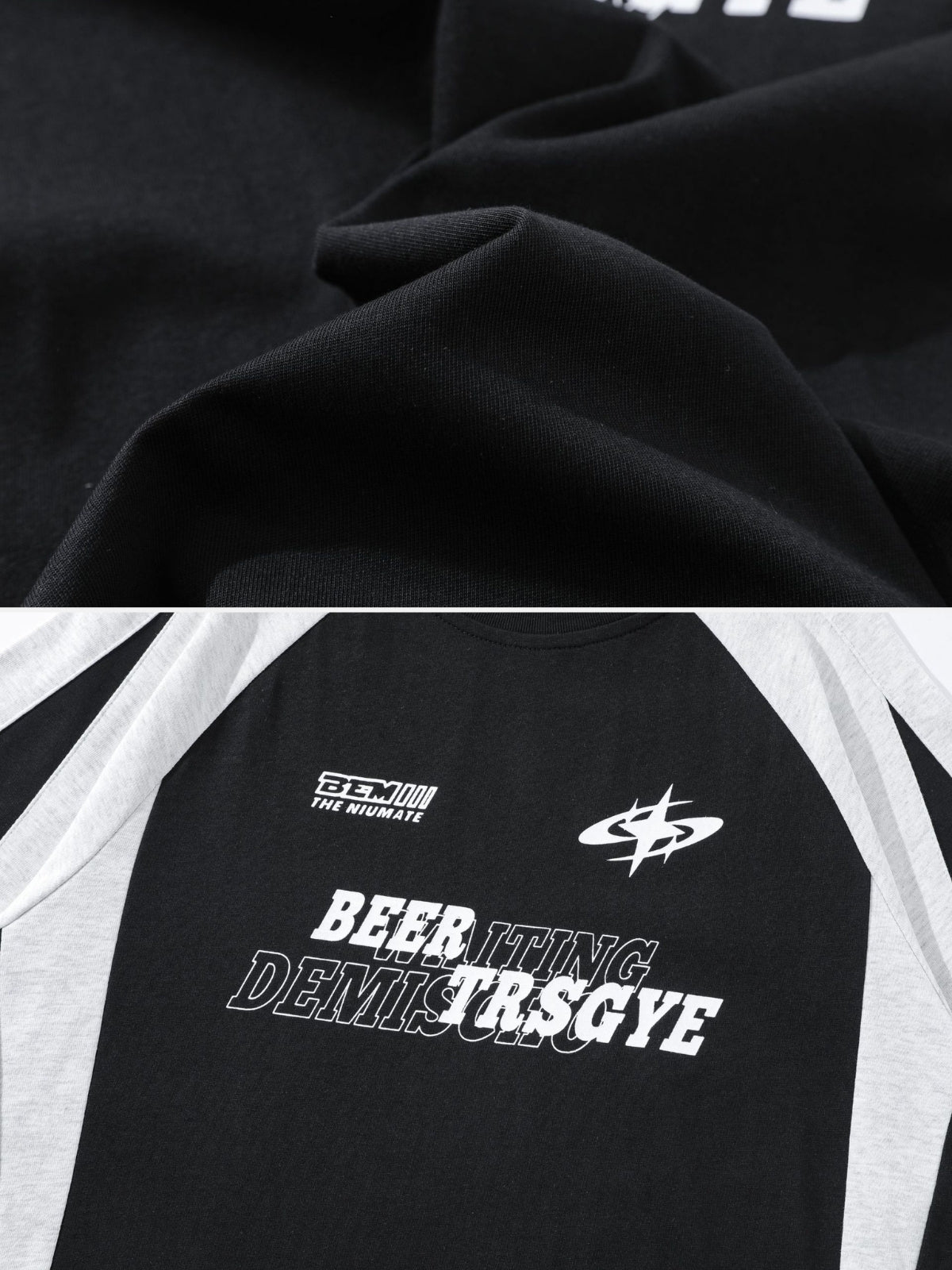 NIUMATE - Oversized Print Racing T-Shirt | Teenwear.eu