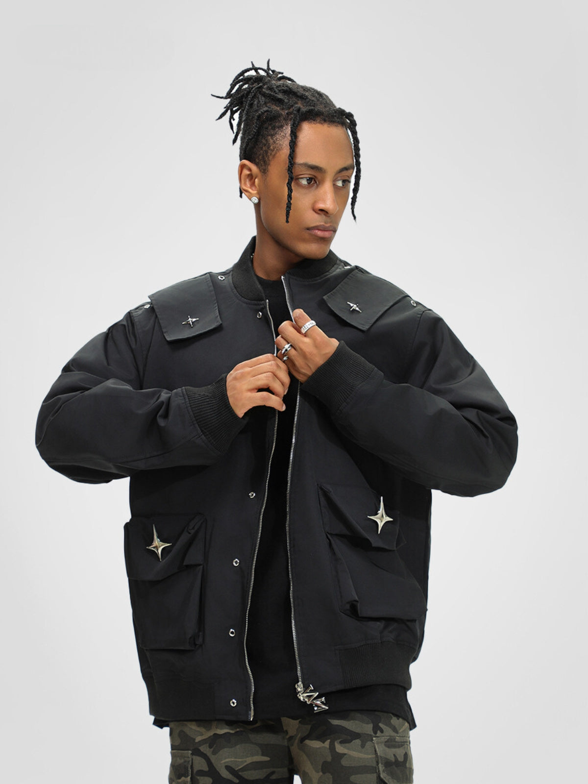 OPIATE - Oversized Graphic Jacket | Teenwear.eu