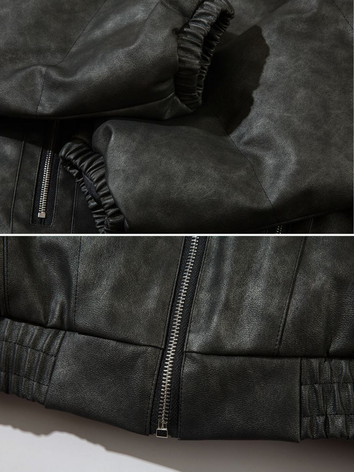 METEOR - Puffer Leather Jacket | Teenwear.eu