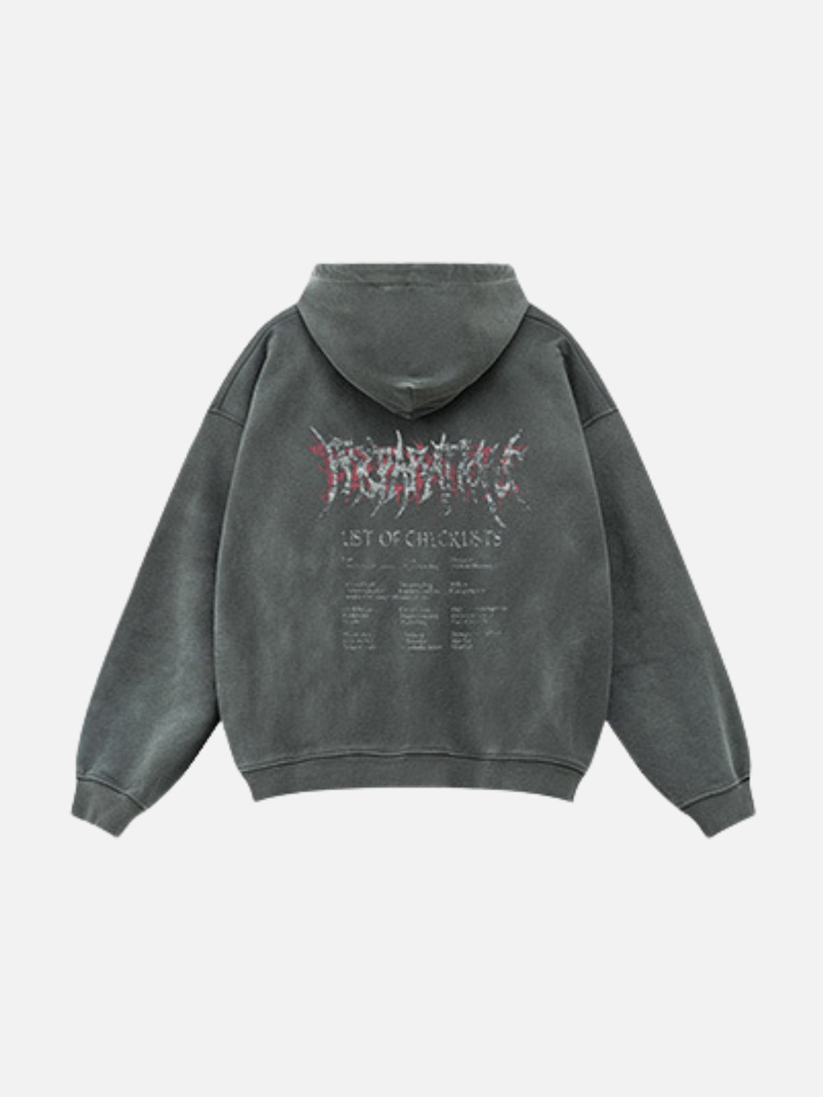 ASHRO – Oversized Print Washed Hoodie | Teenwear.eu