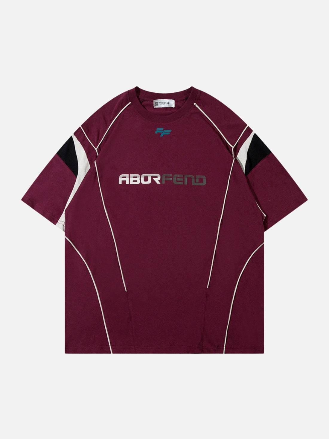 FEND - Oversized Print T-shirt Blue | Teenwear.eu