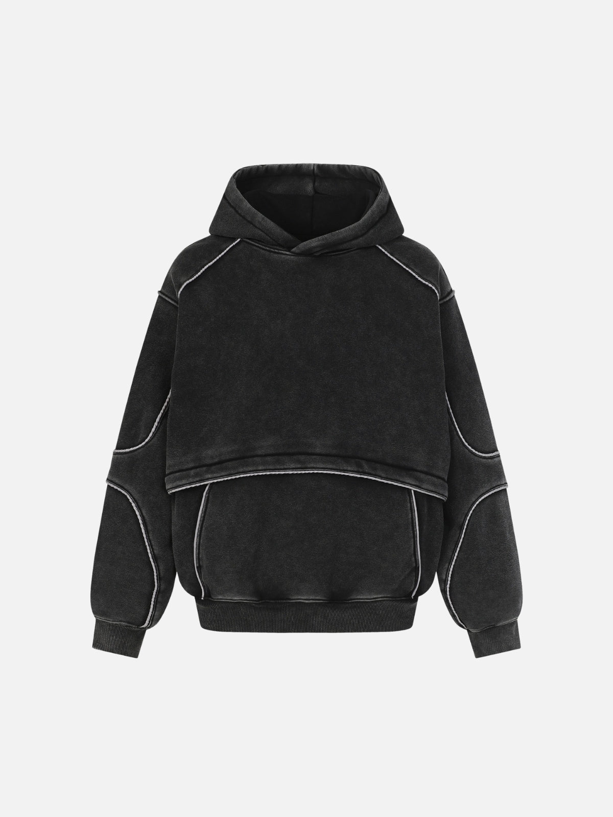 KLIMO - Embroidered Oversized Hoodie Black | Teenwear.eu
