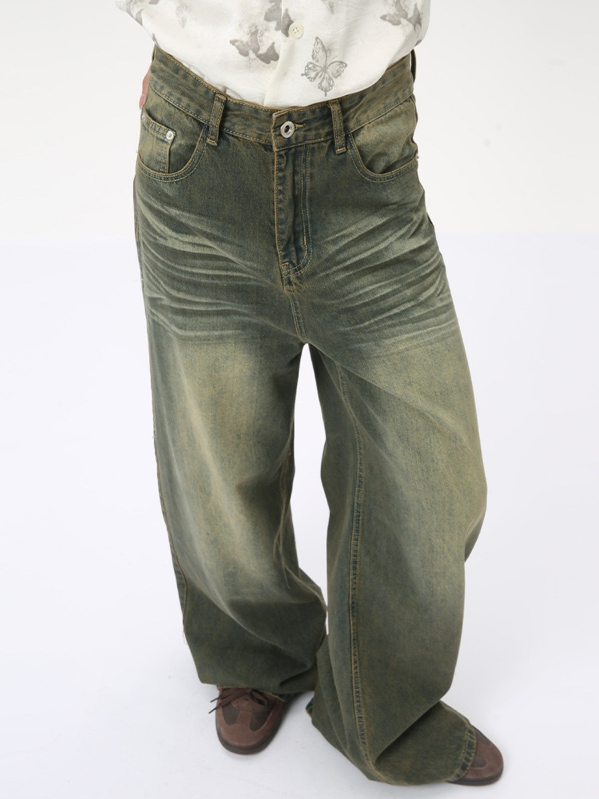 OFOUS - Baggy Basic Jeans | Teenwear.eu