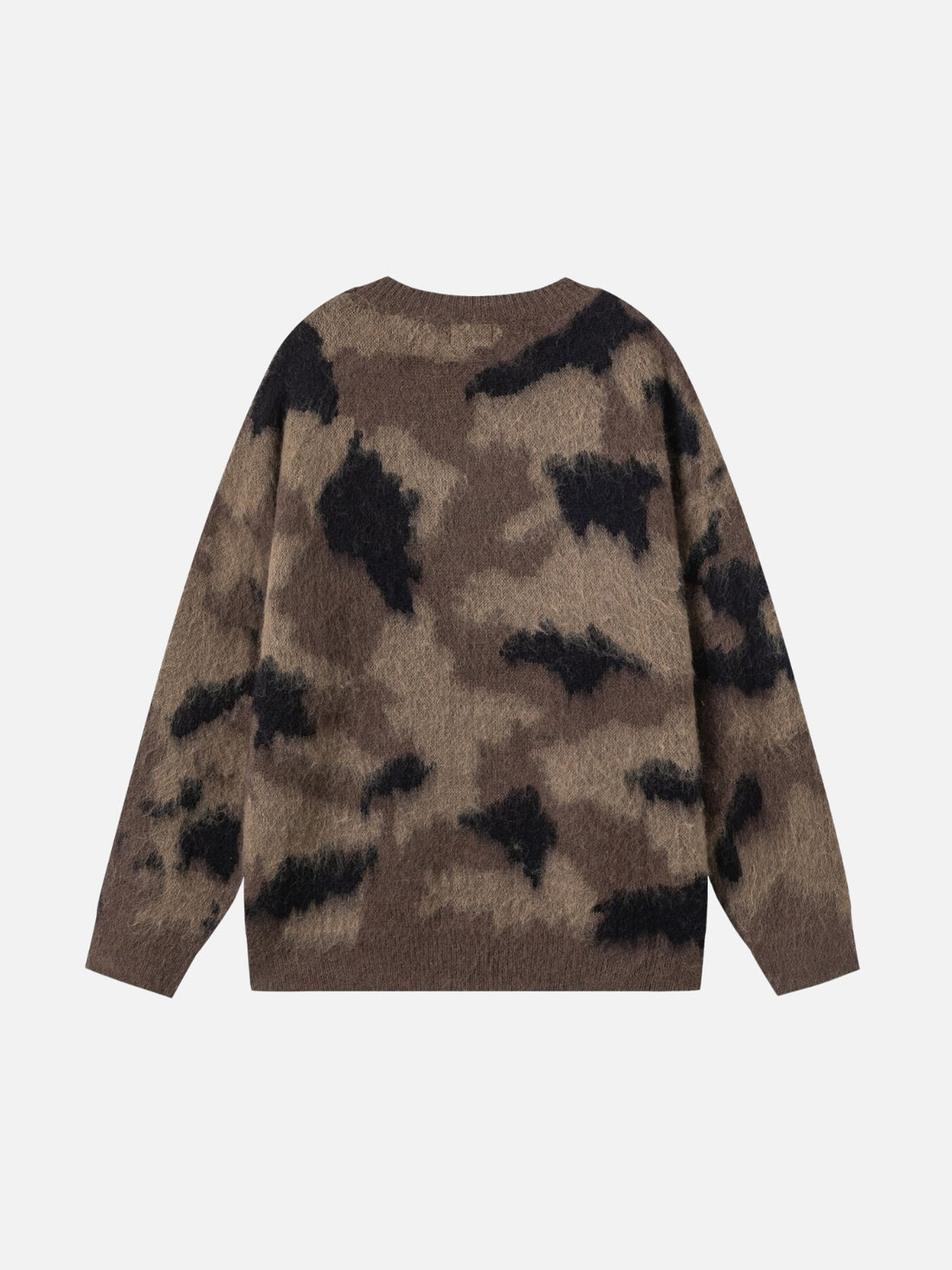 VALIDATION - Oversized Graphic Sweater Brown | Teenwear.eu
