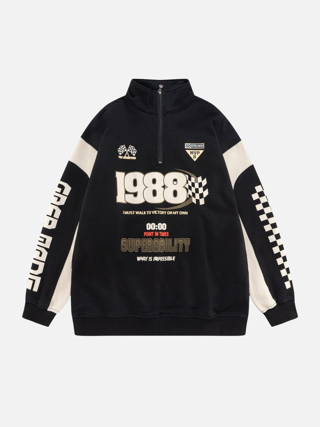 SUPERABILITY - Oversized Print Polo Shirt Brown | Teenwear.eu