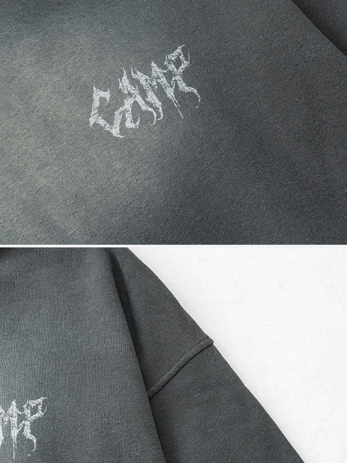 ASHRO – Oversized Print Washed Hoodie | Teenwear.eu