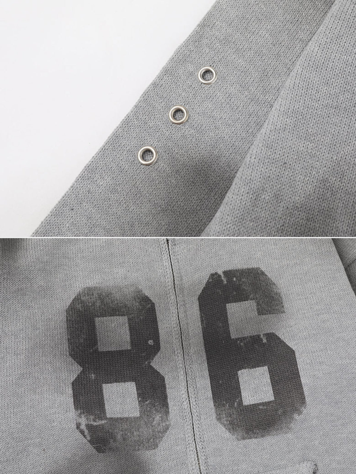 VARSIX – Oversized Print Zip Up Hoodie Sweater | Teenwear.eu