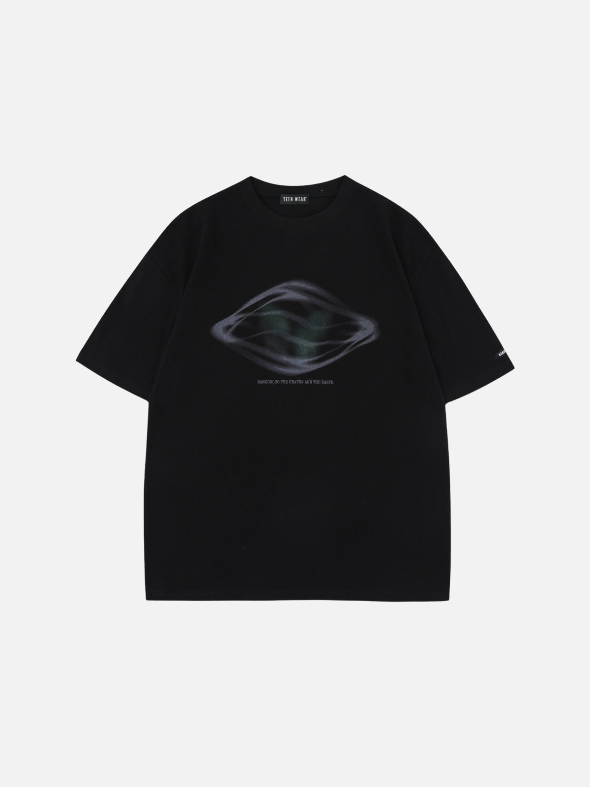 HEAVENTH - Oversized Print T-Shirt Black | Teenwear.eu