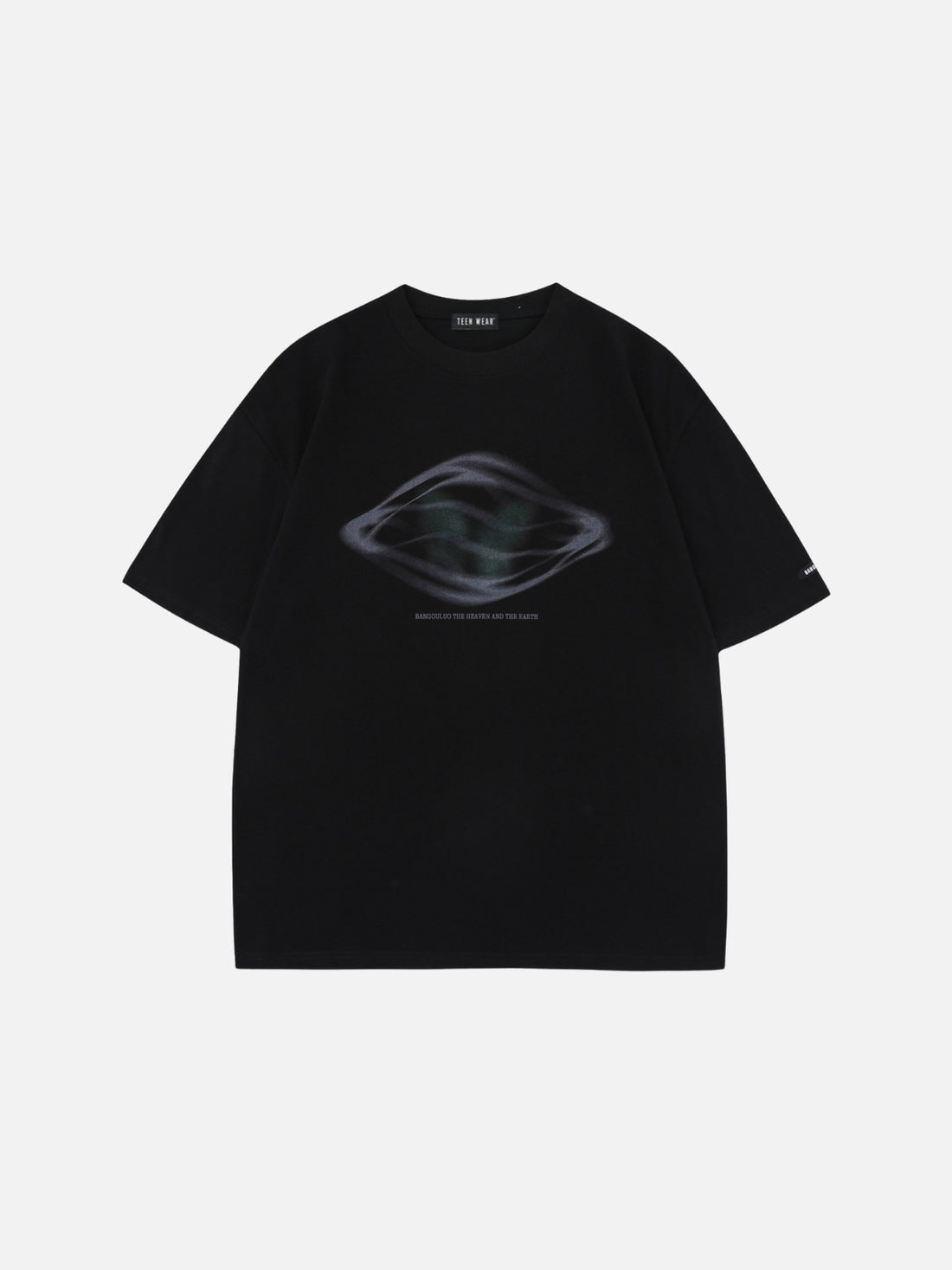 HEAVENTH - Oversized Print T-Shirt Black | Teenwear.eu