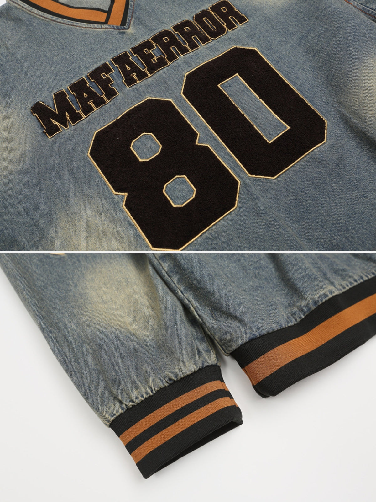 MAFFAERROR - Oversized Embroidered Crewneck Jersey | Teenwear.eu