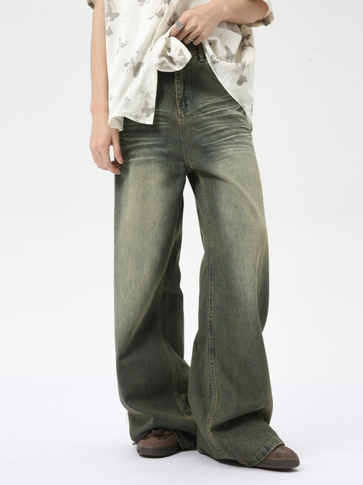 OFOUS - Baggy Basic Jeans | Teenwear.eu