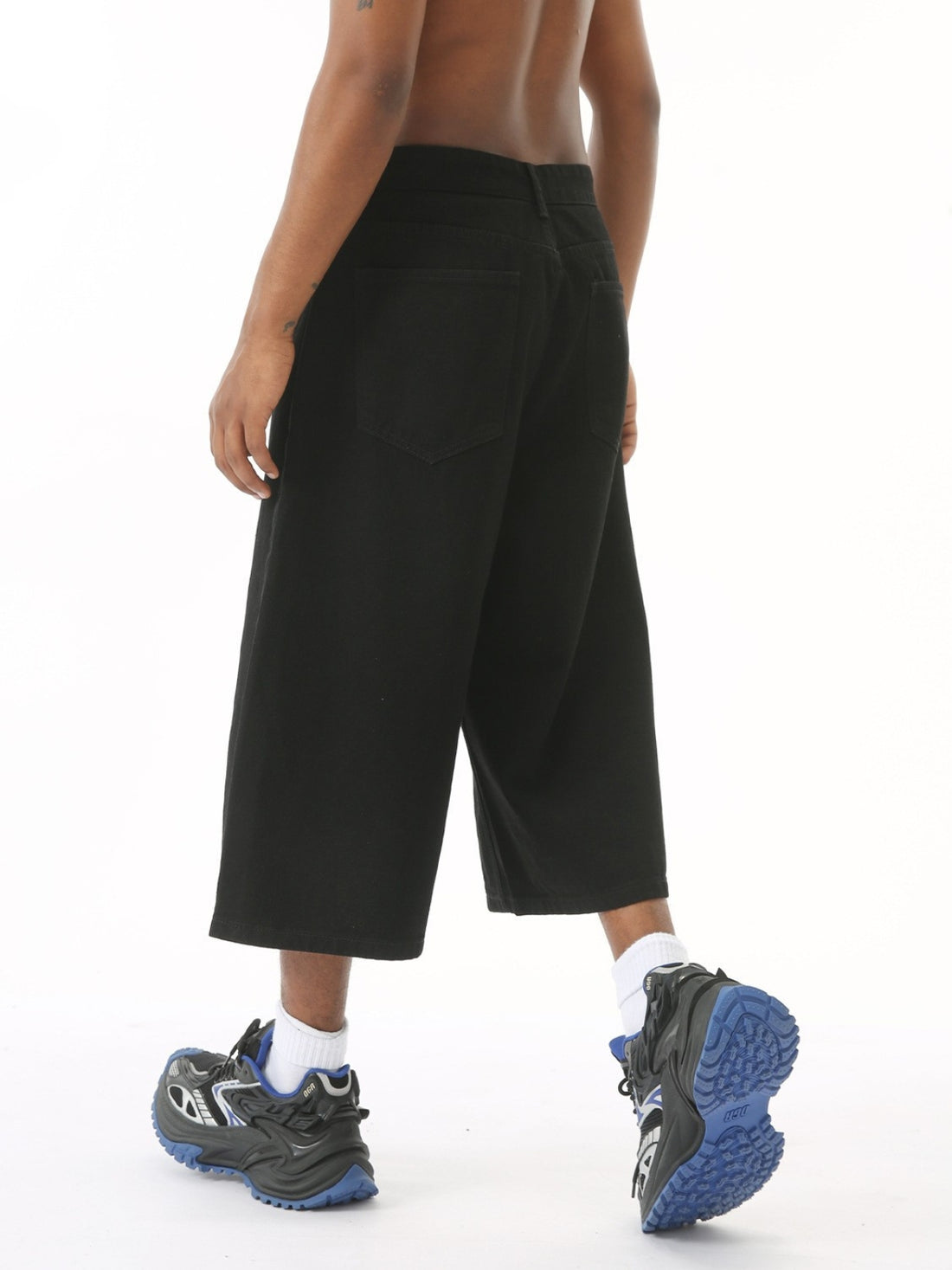 BLACKSH - Baggy Denim Jorts | Teenwear.eu