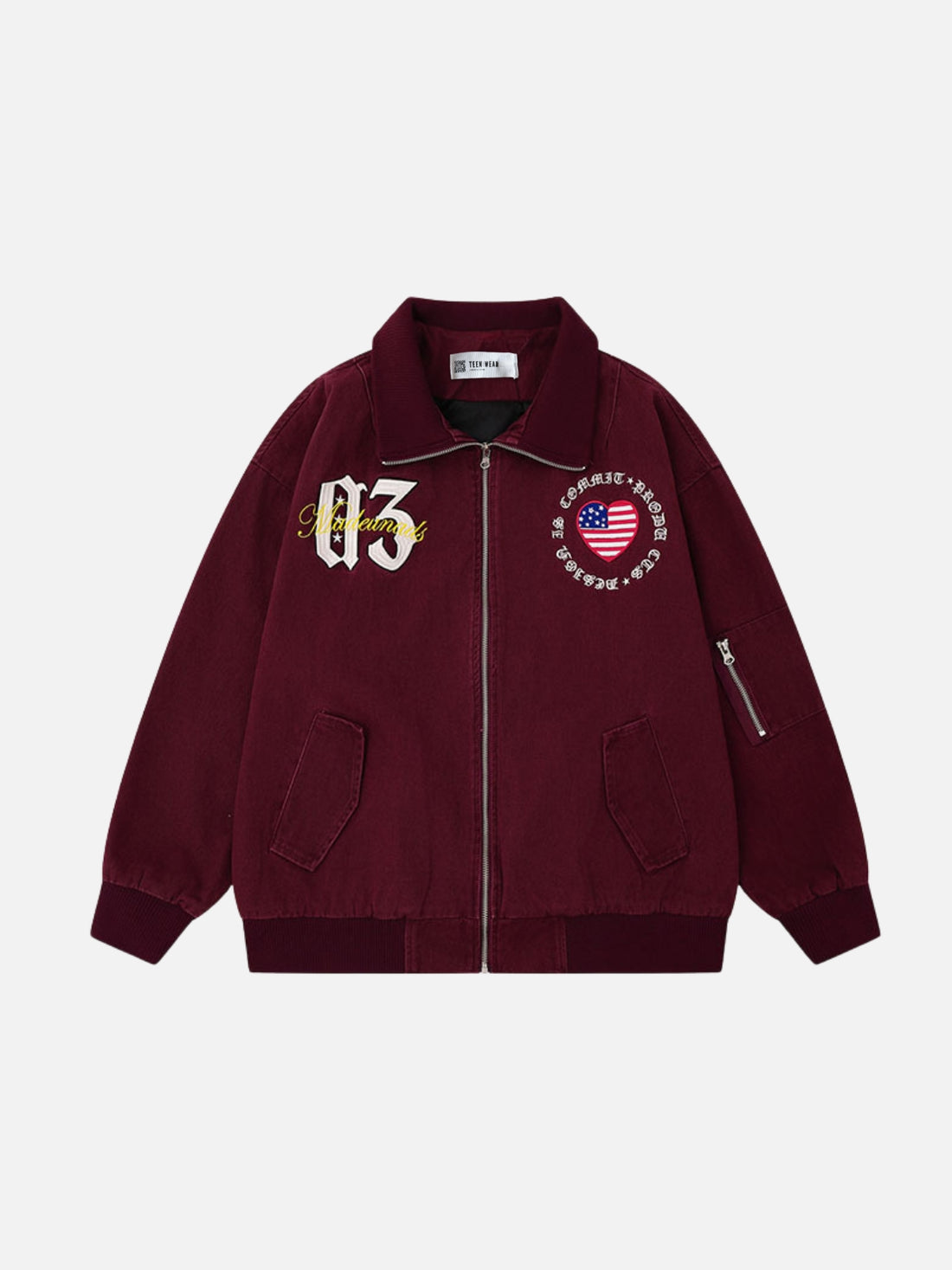 STARGON – Embroidered Graphic Denim Jacket Black | Teenwear.eu