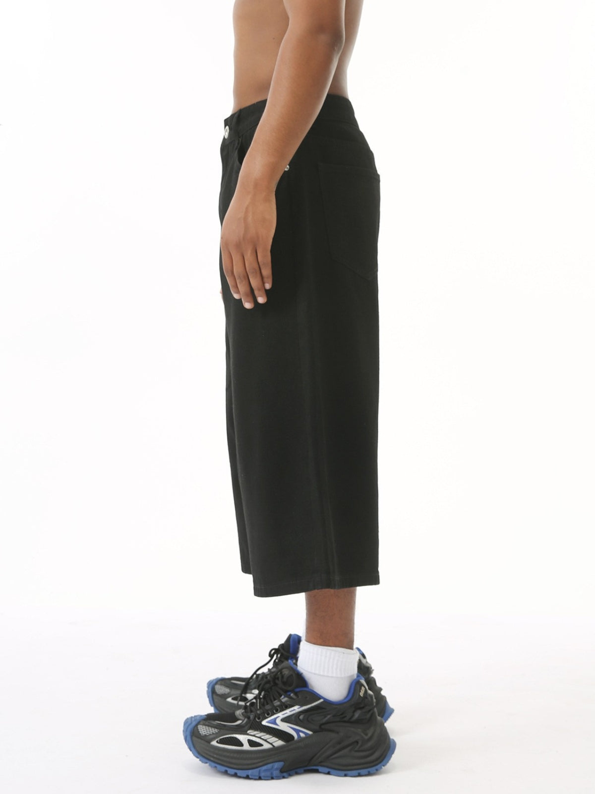 BLACKSH - Baggy Denim Jorts | Teenwear.eu