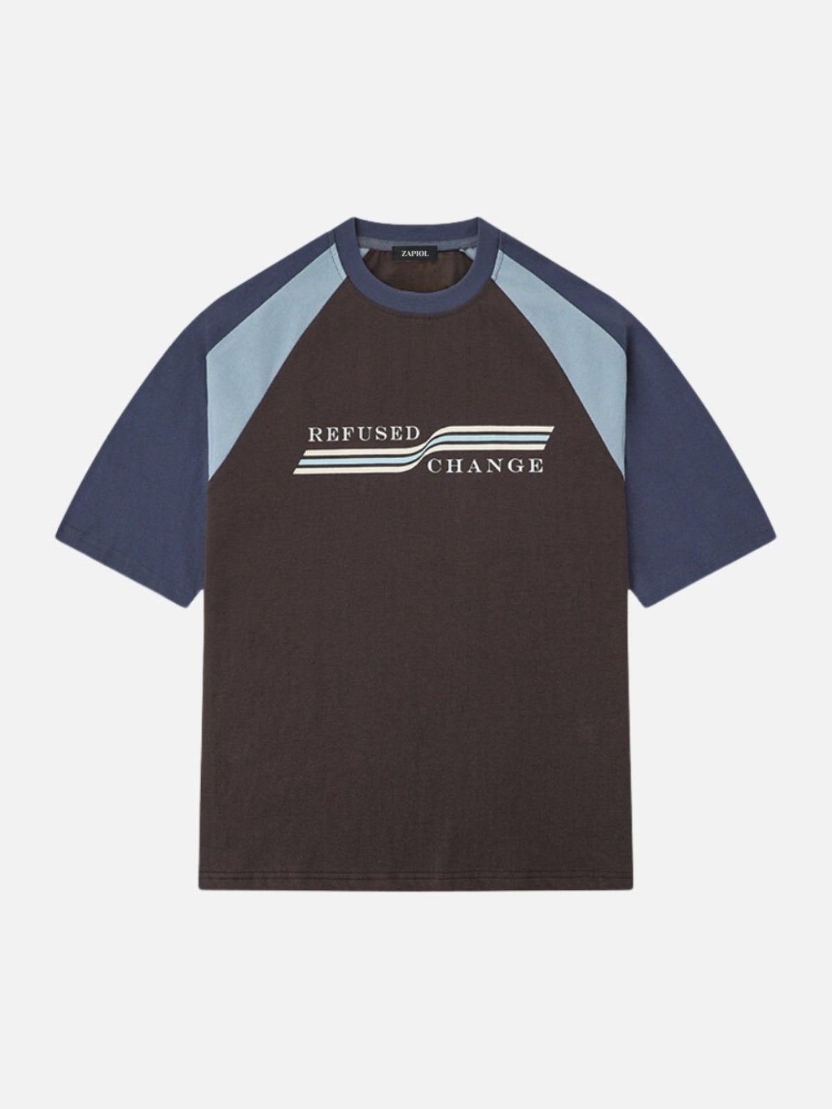 REFUSED - Oversized Print T-Shirt Brown | Teenwear.eu