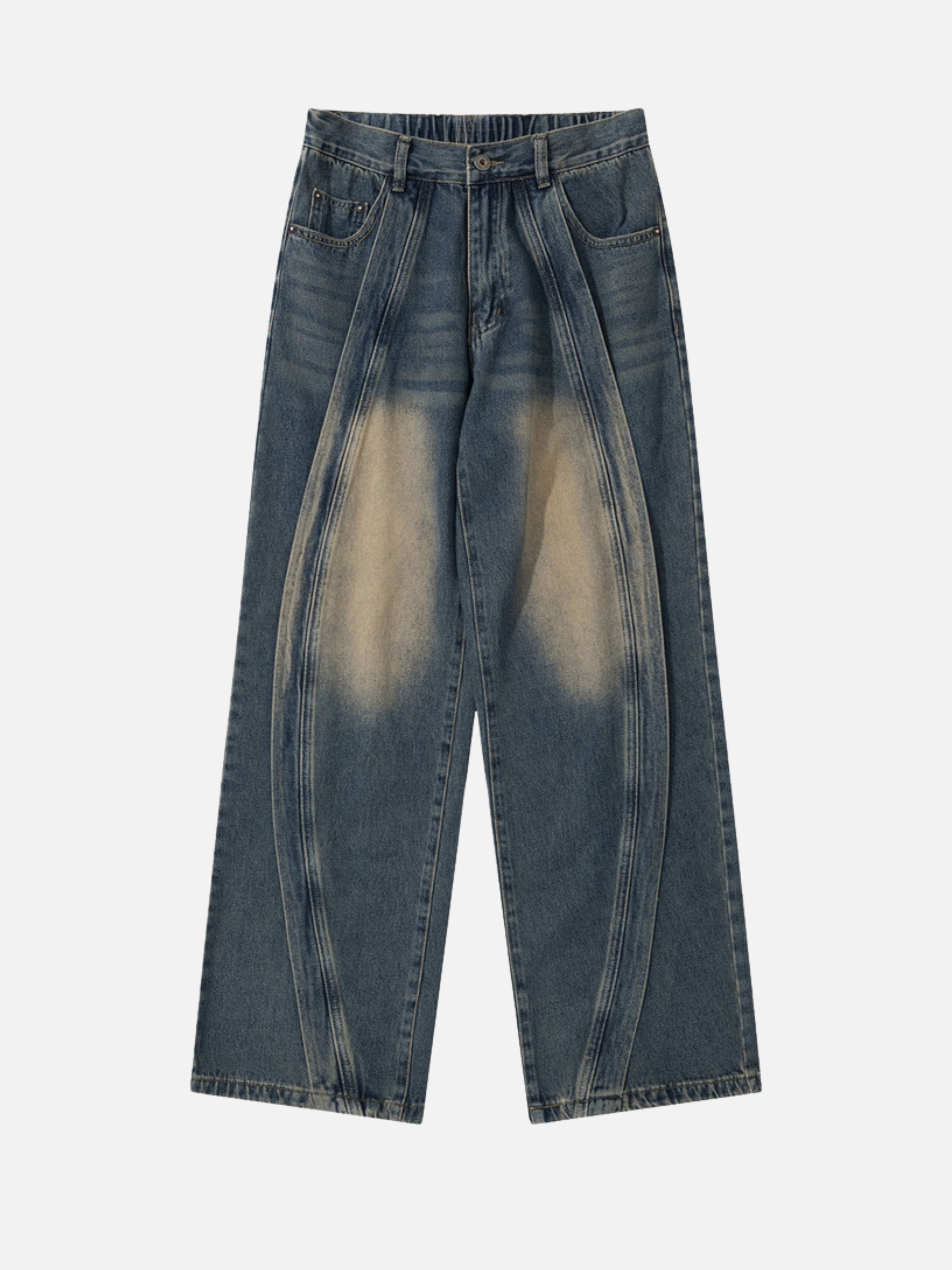 PREKLAD - Baggy Basic Embroidered Jeans | Teenwear.eu