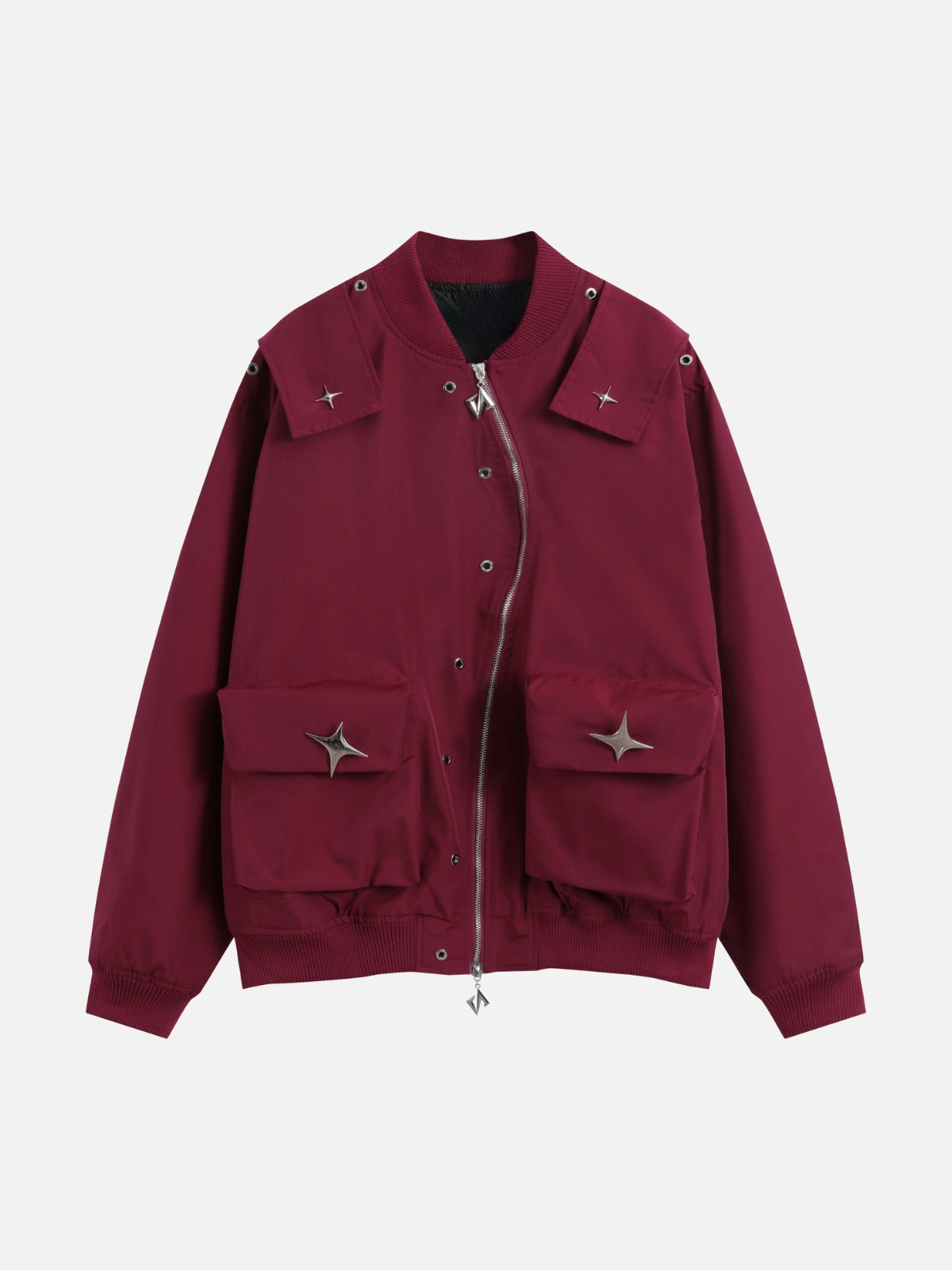 OPIATE - Oversized Graphic Jacket Red | Teenwear.eu