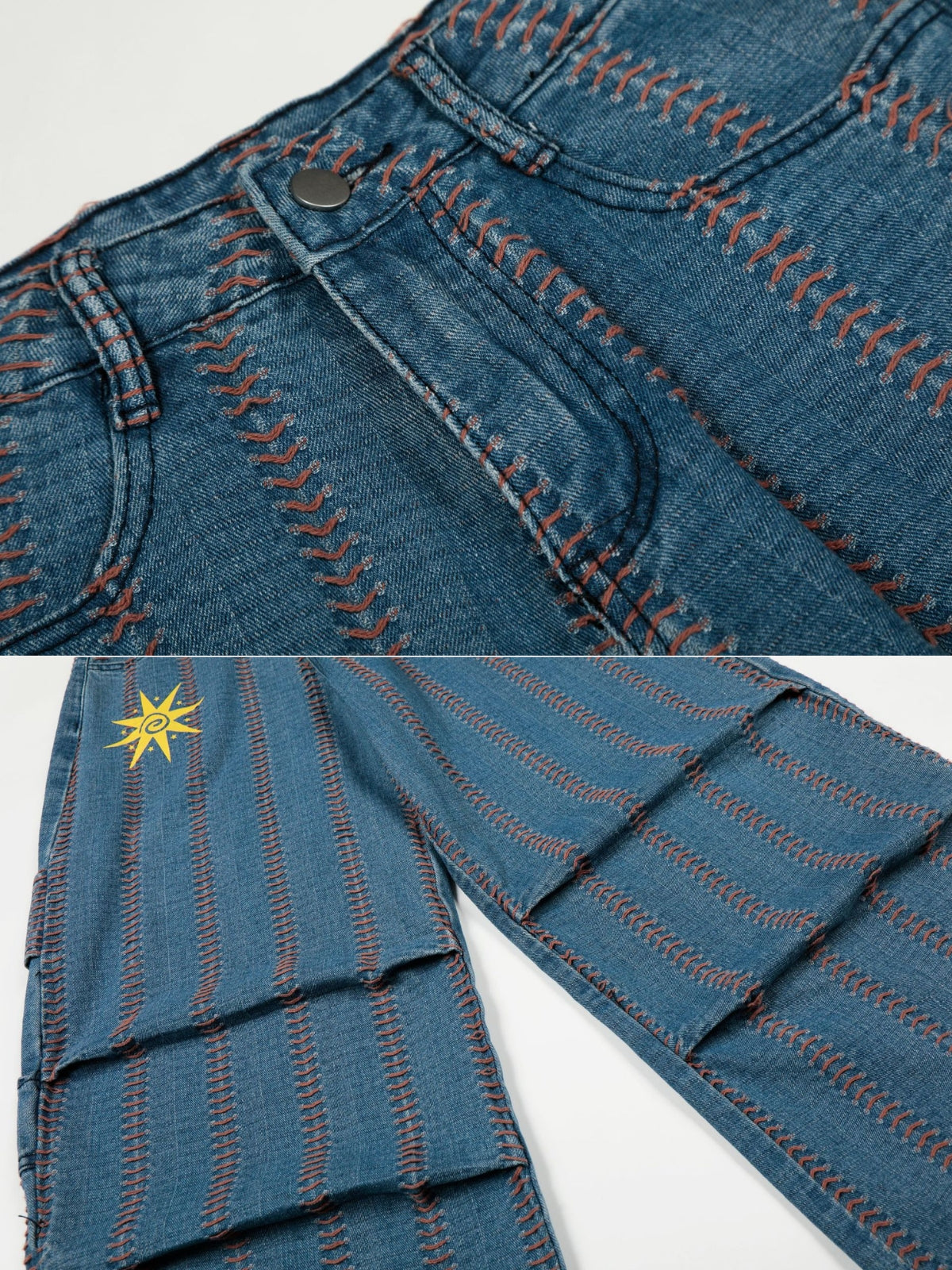 PUNKZY - Baggy Graphic Jeans | Teenwear.eu