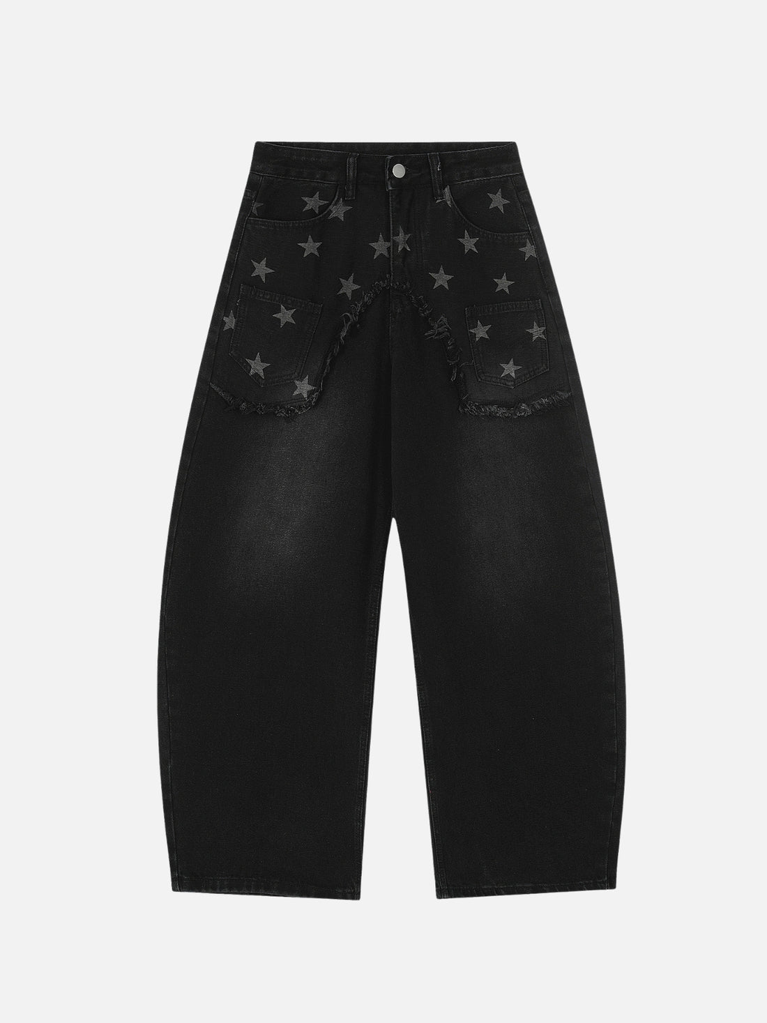 STARGAZING - Baggy Embroidered Graphic Jeans Blue | Teenwear.eu
