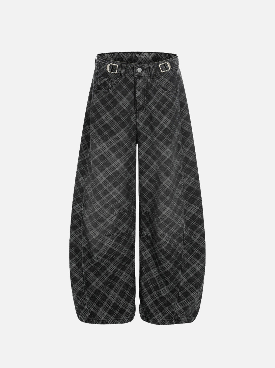 CHECKR - Baggy Print Jeans Black | Teenwear.eu
