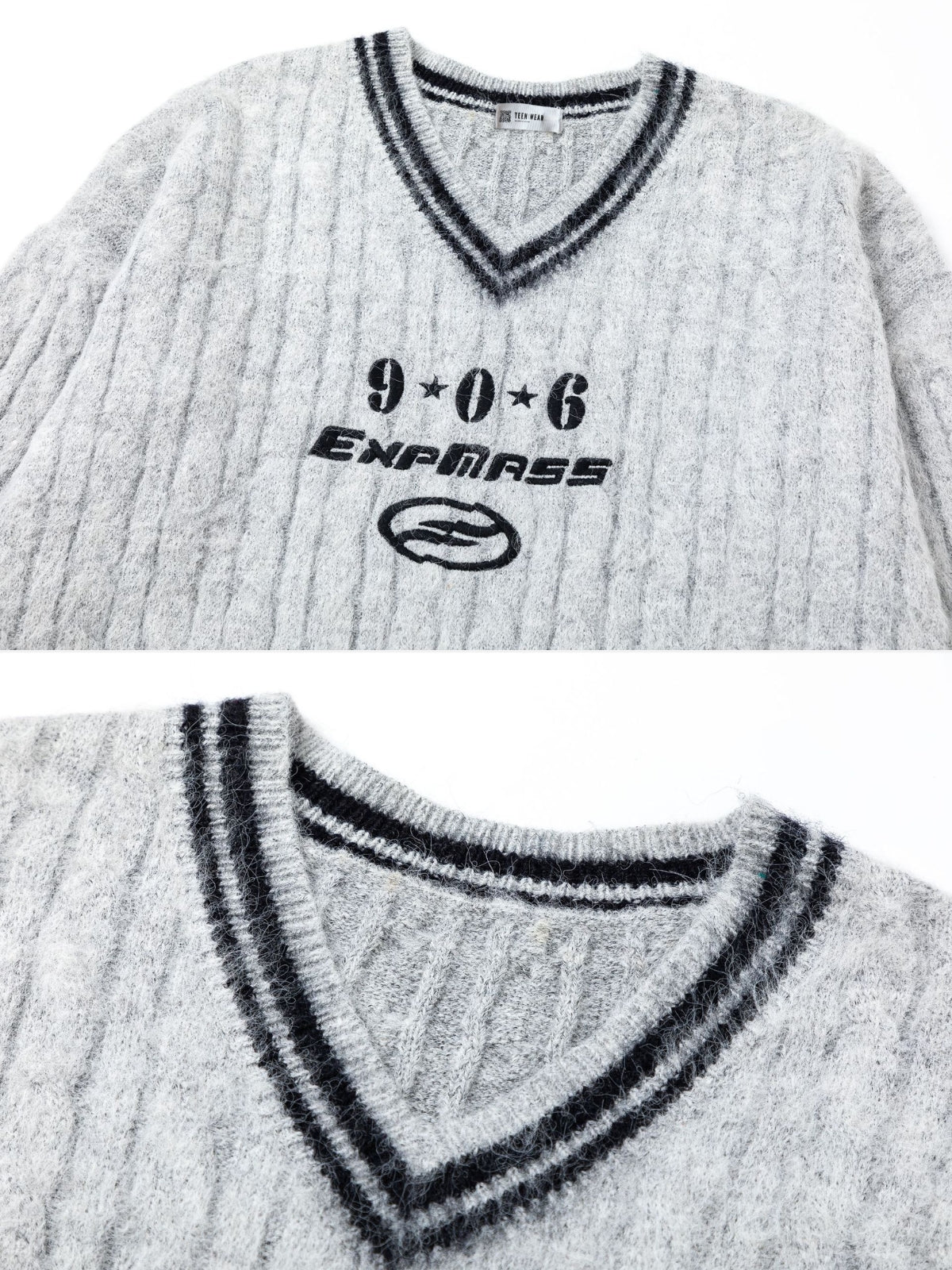 906 - Oversized Grahic Sweater | Teenwear.eu