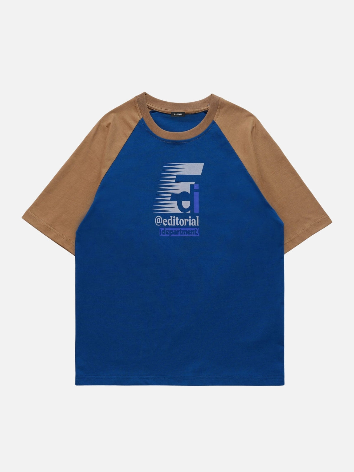 RETROSKI - Oversized Print T-Shirt Blue | Teenwear.eu