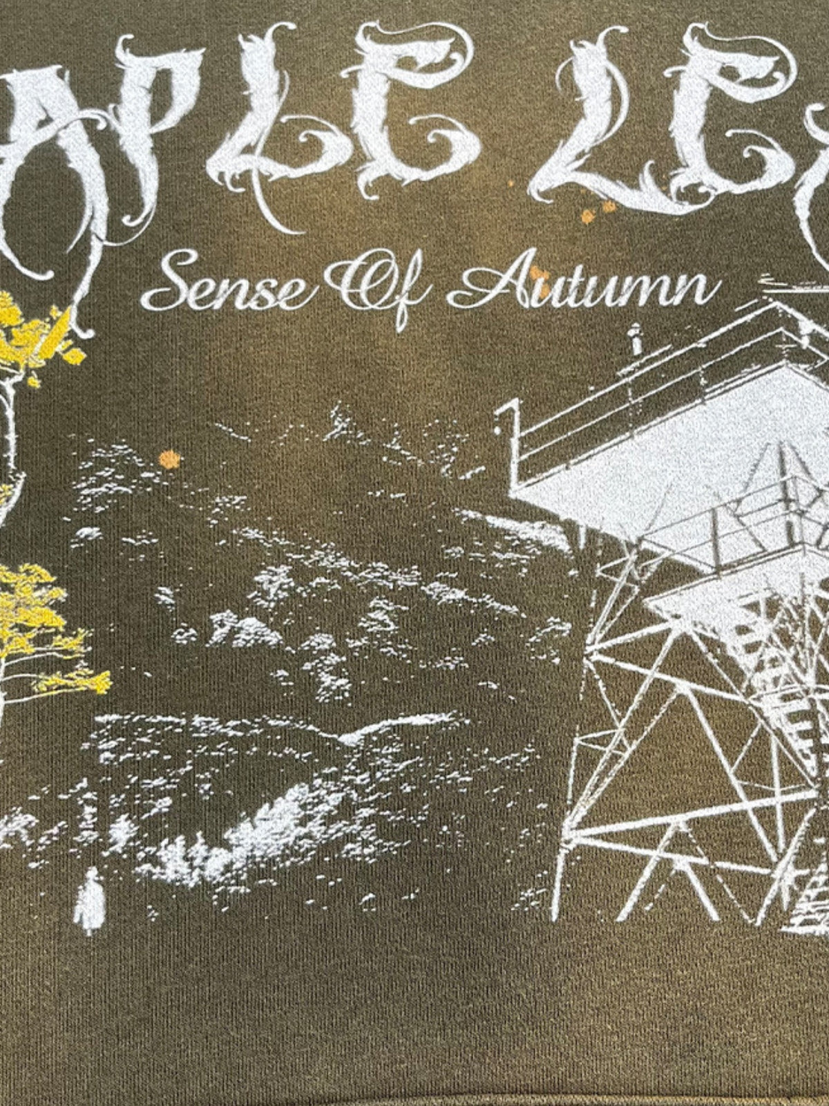 MAPLE - Oversized Print Hoodie | Teenwear.eu