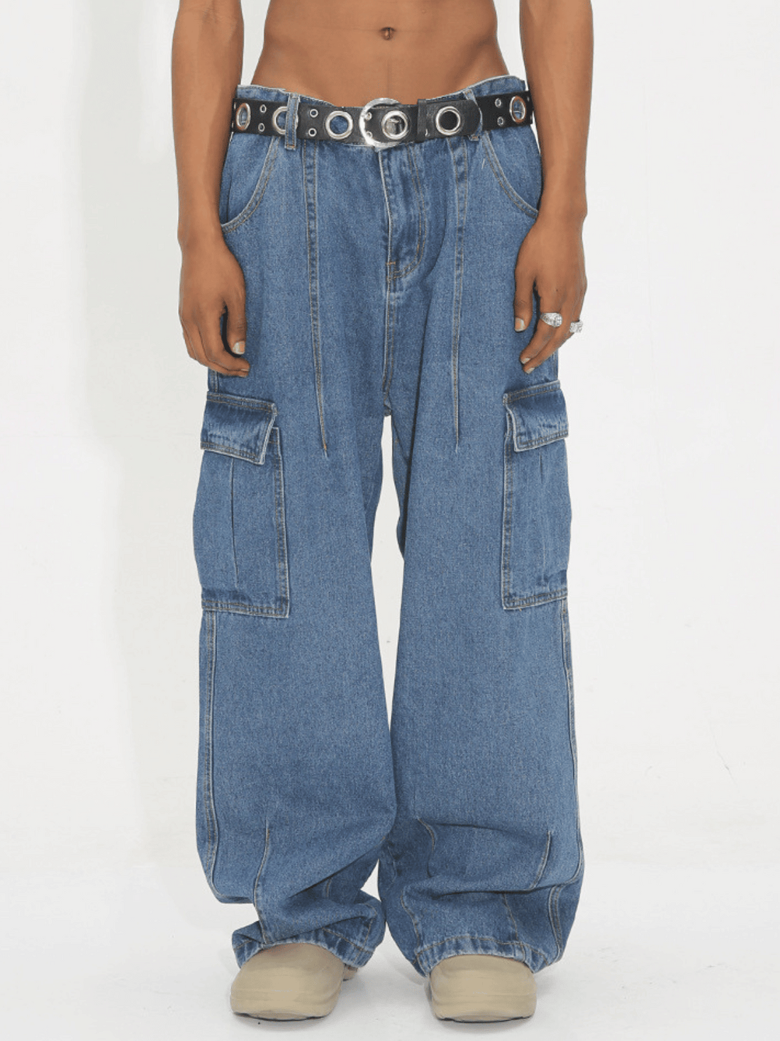DARKET - Loose Cargo Basic Jeans | Teenwear.eu