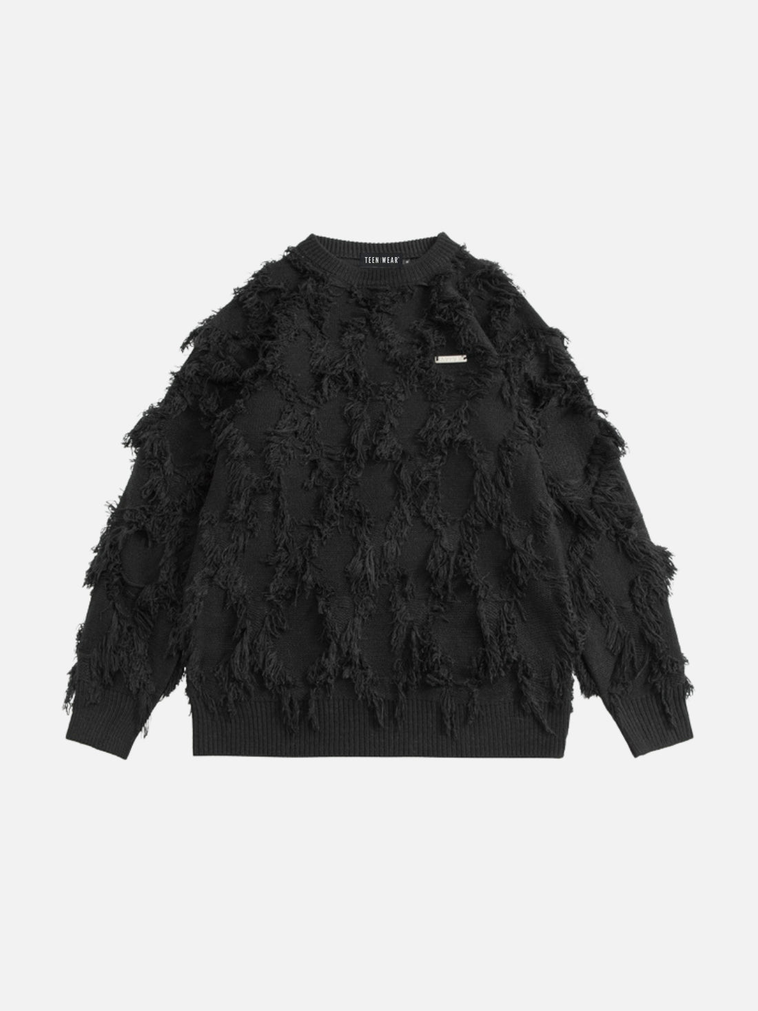 HAFO - Oversized Basic Sweater Black | Teenwear.eu