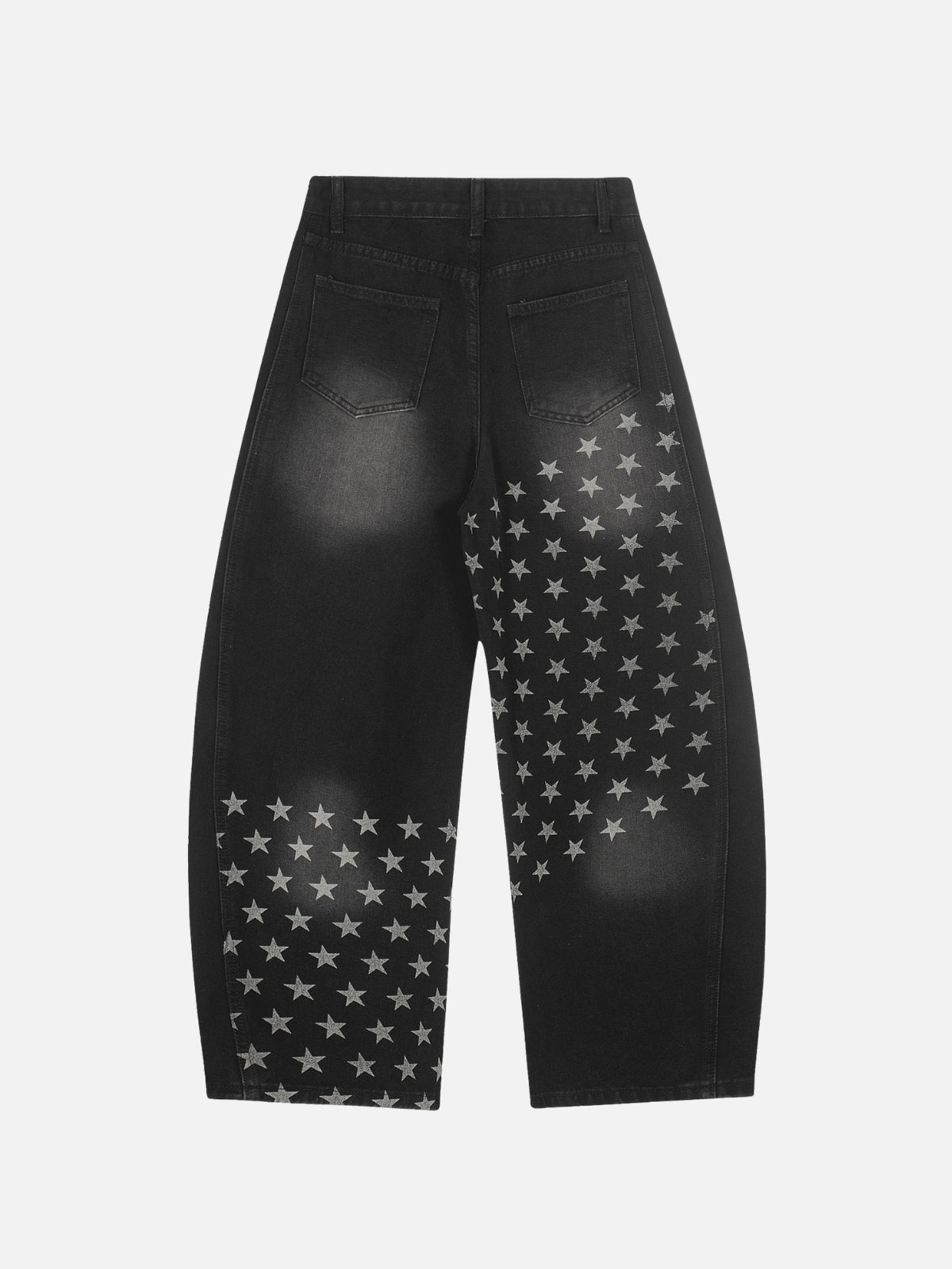 ASTROZY - Baggy Print Jeans