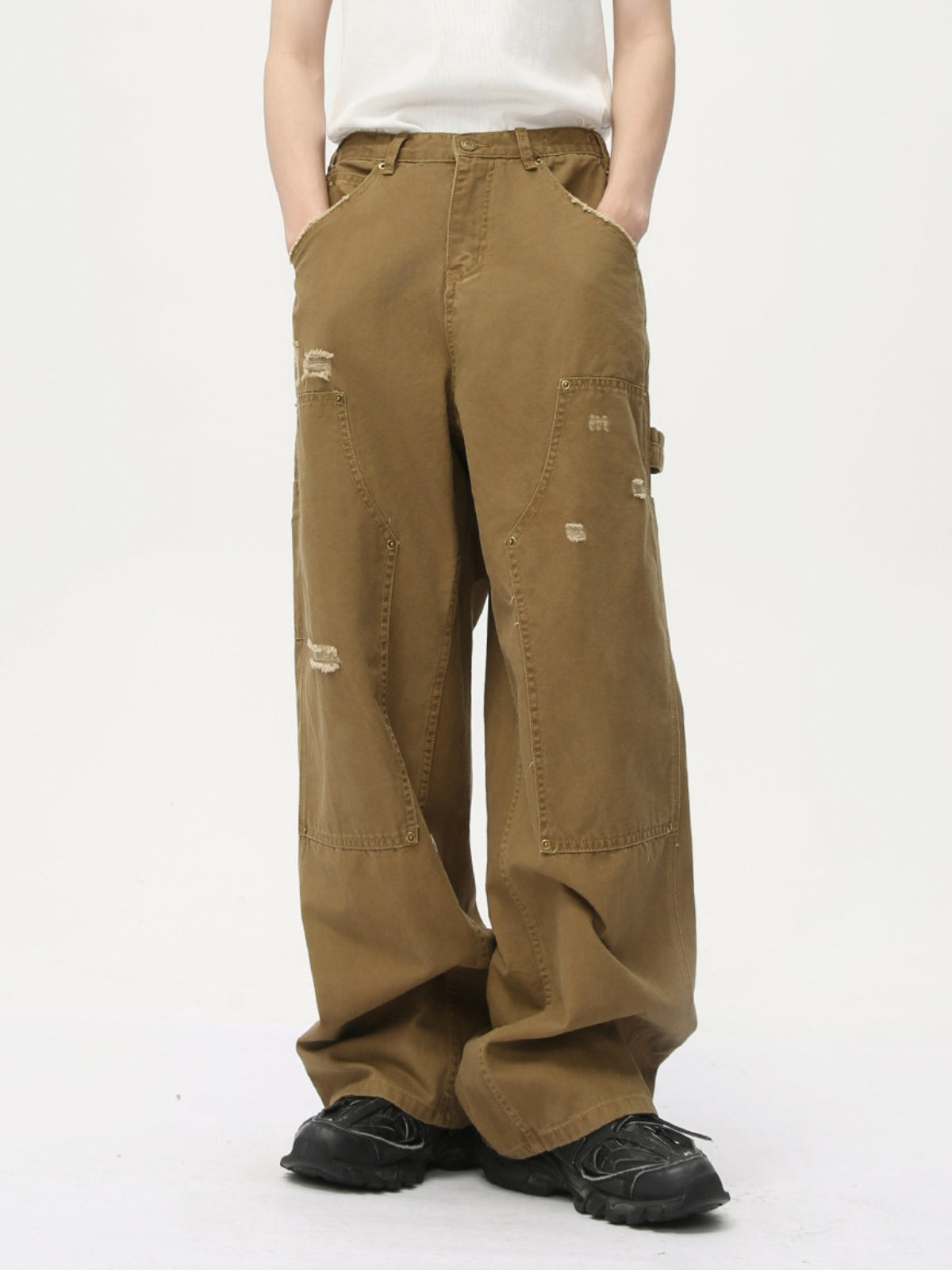 BLAKENED - Baggy Basic Cargo Jeans | Teenwear.eu