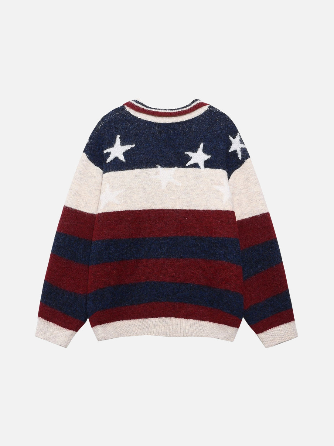 EIGHTY6 – Oversized Print Sweater Beige | Teenwear.eu