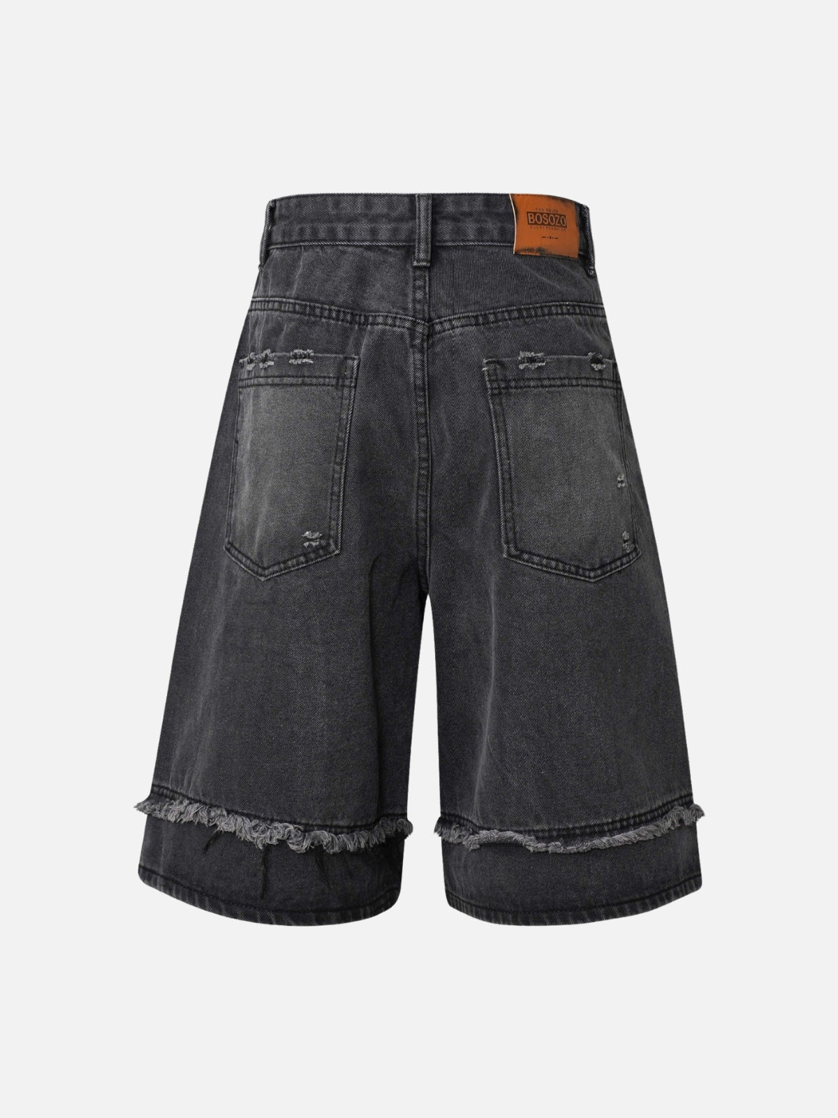 TORNZ - Baggy Denim Embroidered Jorts | Teenwear.eu