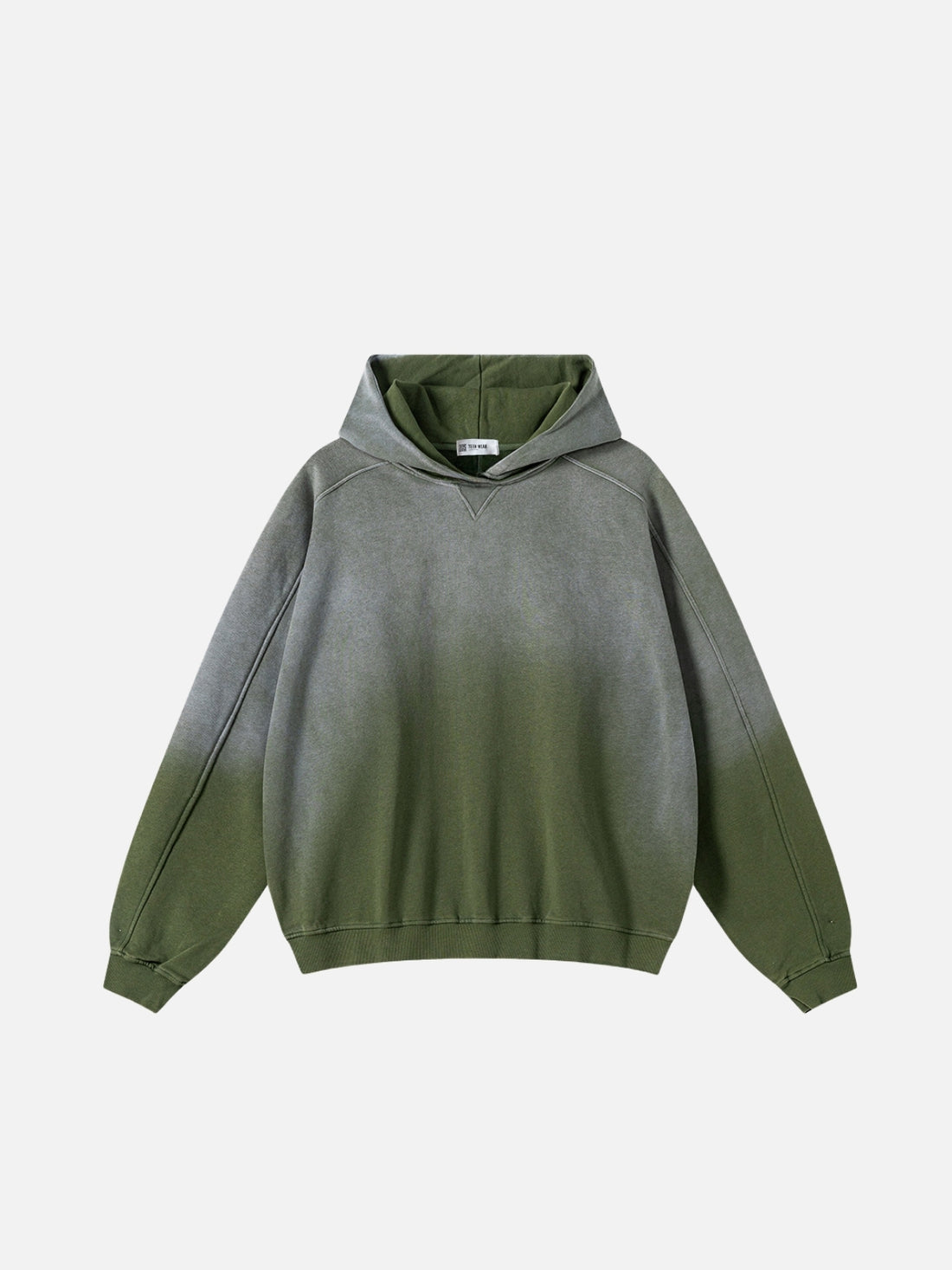 FADELY – Oversized Basic Hoodie Green | Teenwear.eu