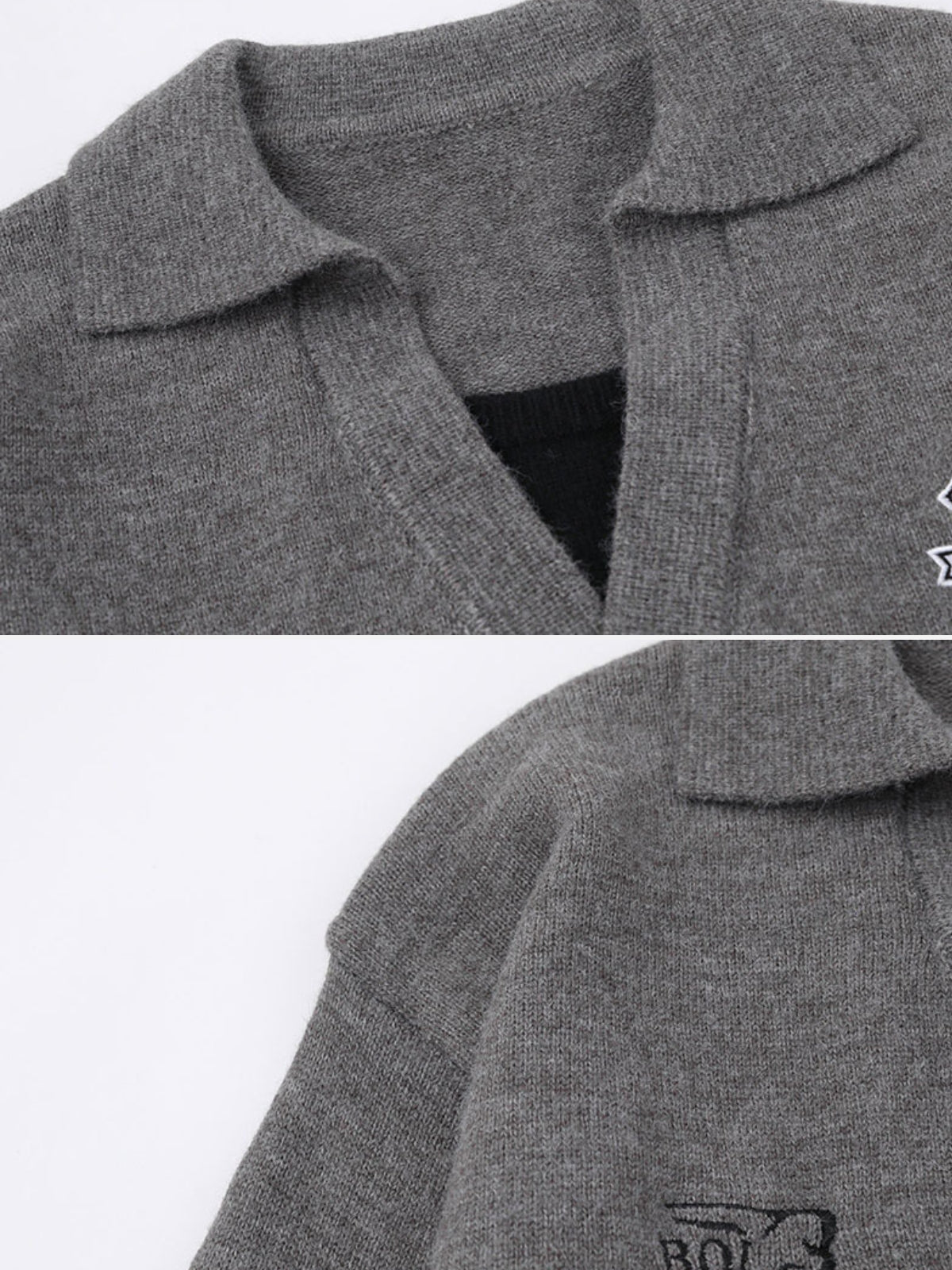 BOLYNN – Oversized Graphic Polo Sweater | Teenwear.eu