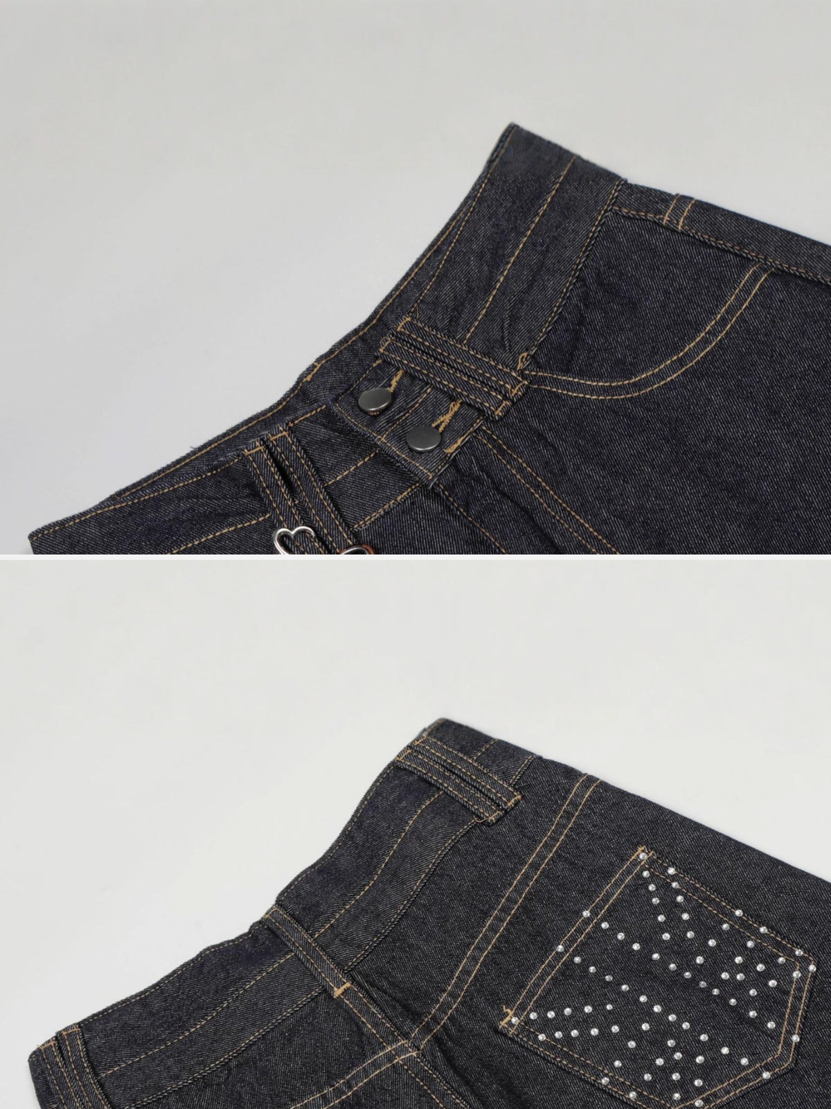 KARMIC - Baggy Embroidered Jeans | Teenwear.eu