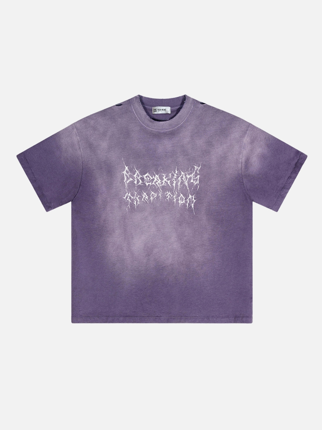 FREAKING - Oversized Print T-shirt Purple | Teenwear.eu