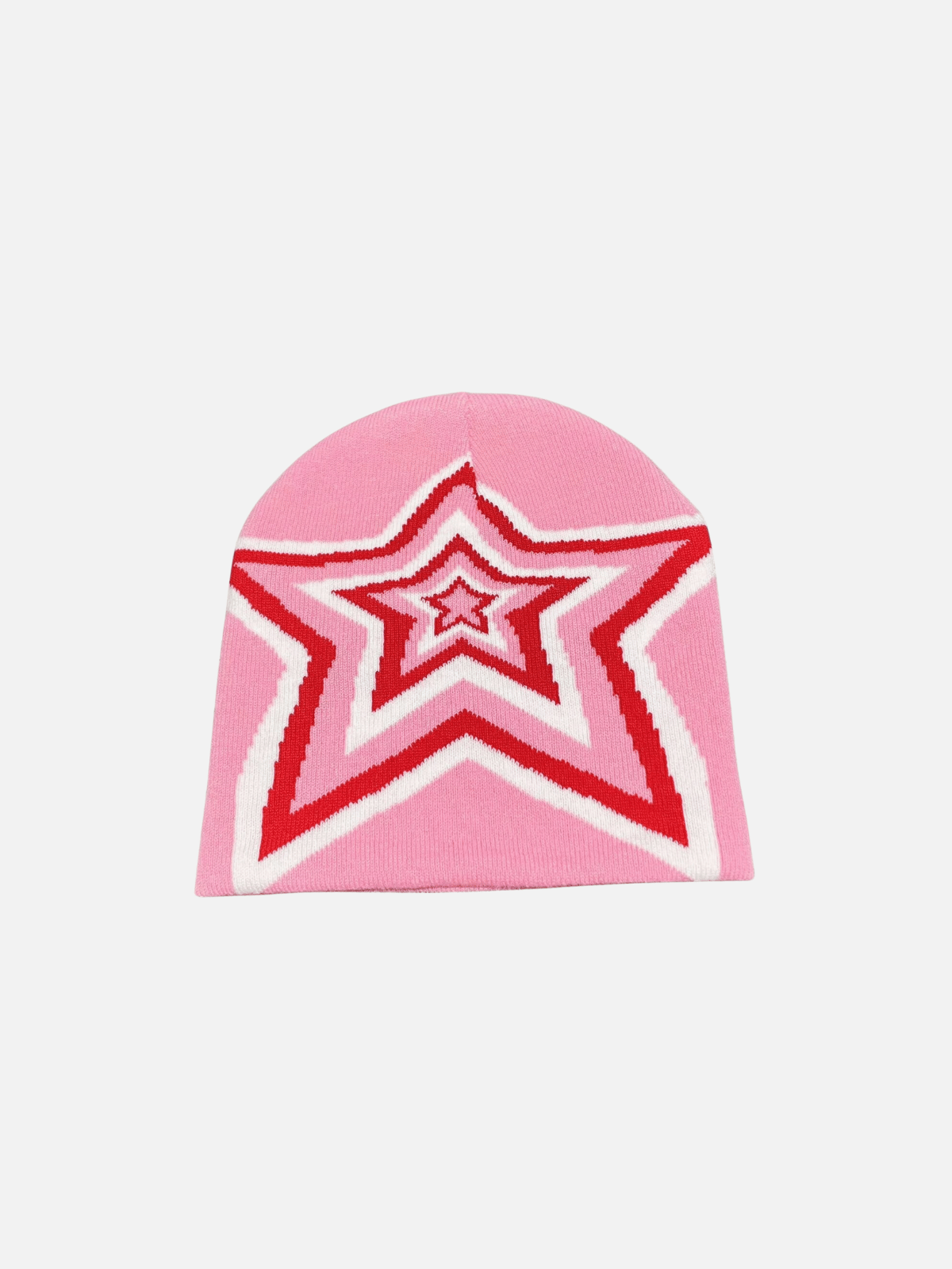 STAR - Graphic Beanie One Size Pink | Teenwear.eu
