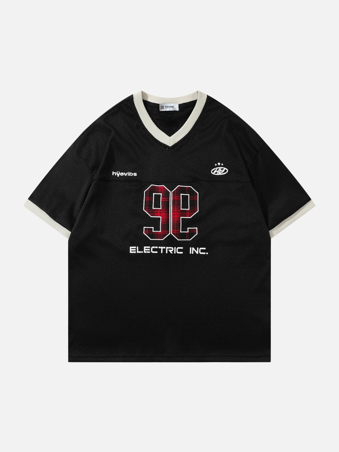 ELECTRIC INC - Oversized Print Jersey T-Shirt Black | Teenwear.eu