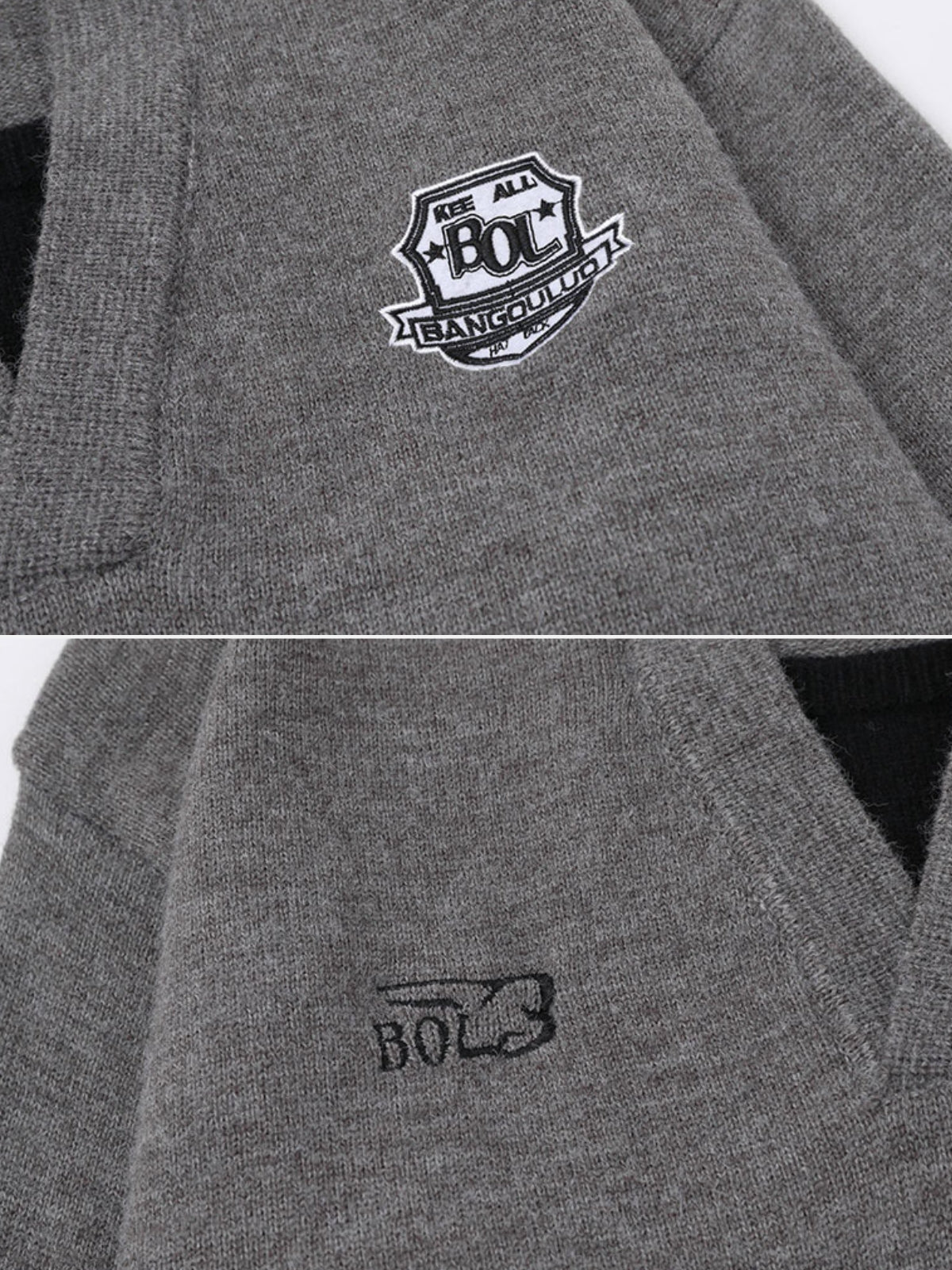 BOLYNN – Oversized Graphic Polo Sweater | Teenwear.eu