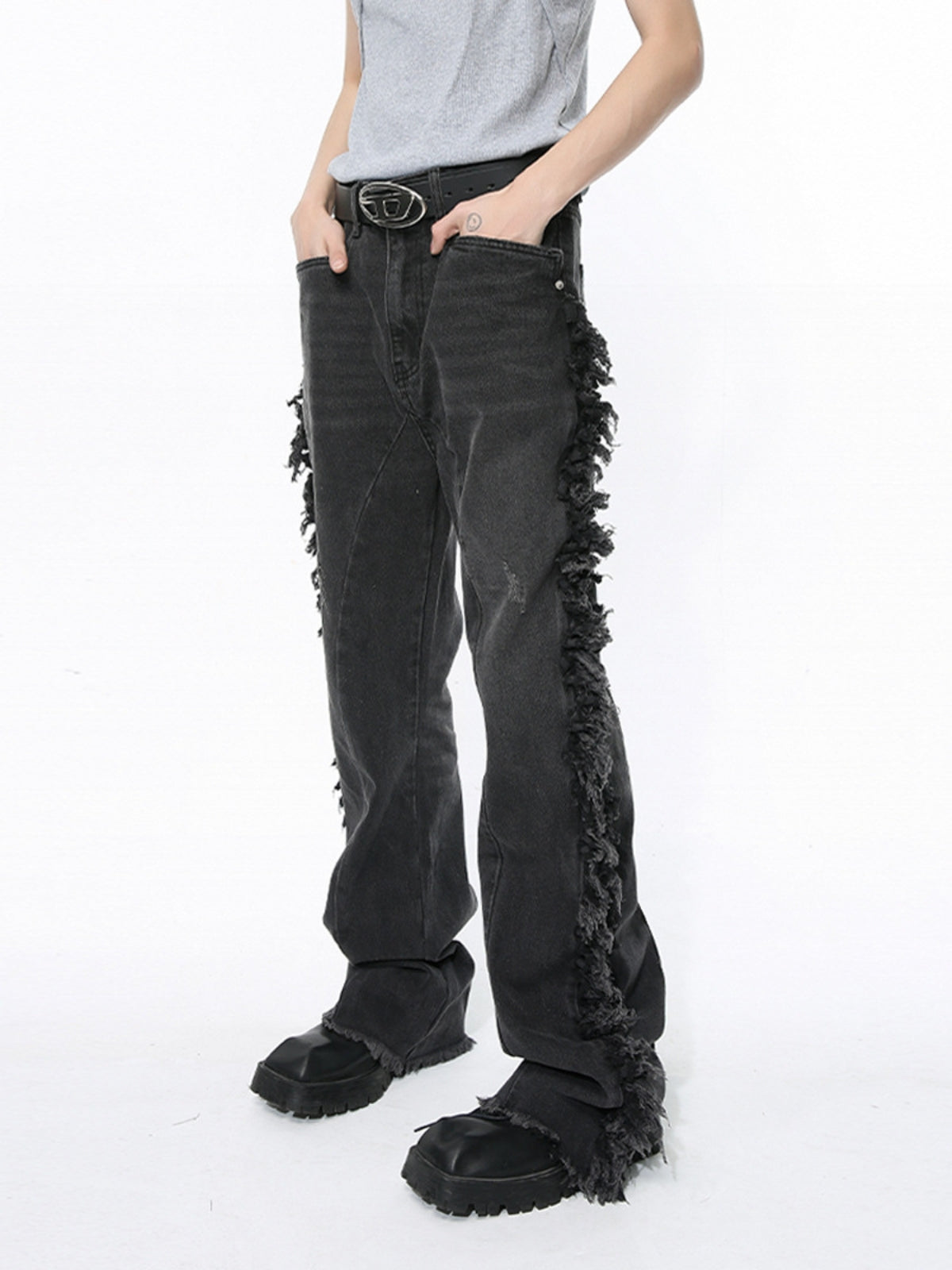 HEDGEHOG - Loose Embroidered Jeans | Teenwear.eu