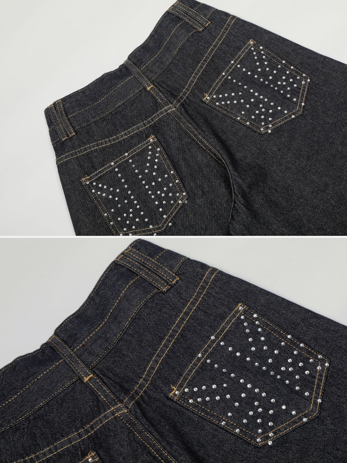 KARMIC - Baggy Embroidered Jeans | Teenwear.eu