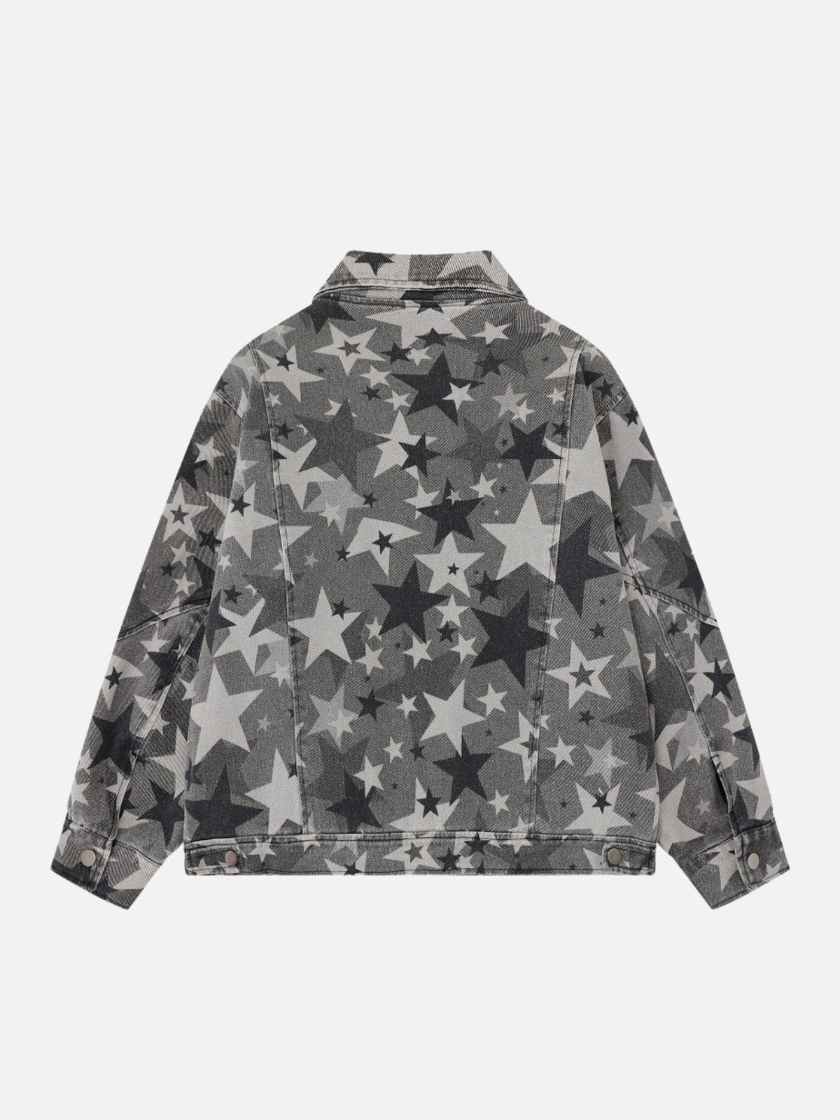 ASTERO - Denim Oversized Print Jacket | Teenwear.eu