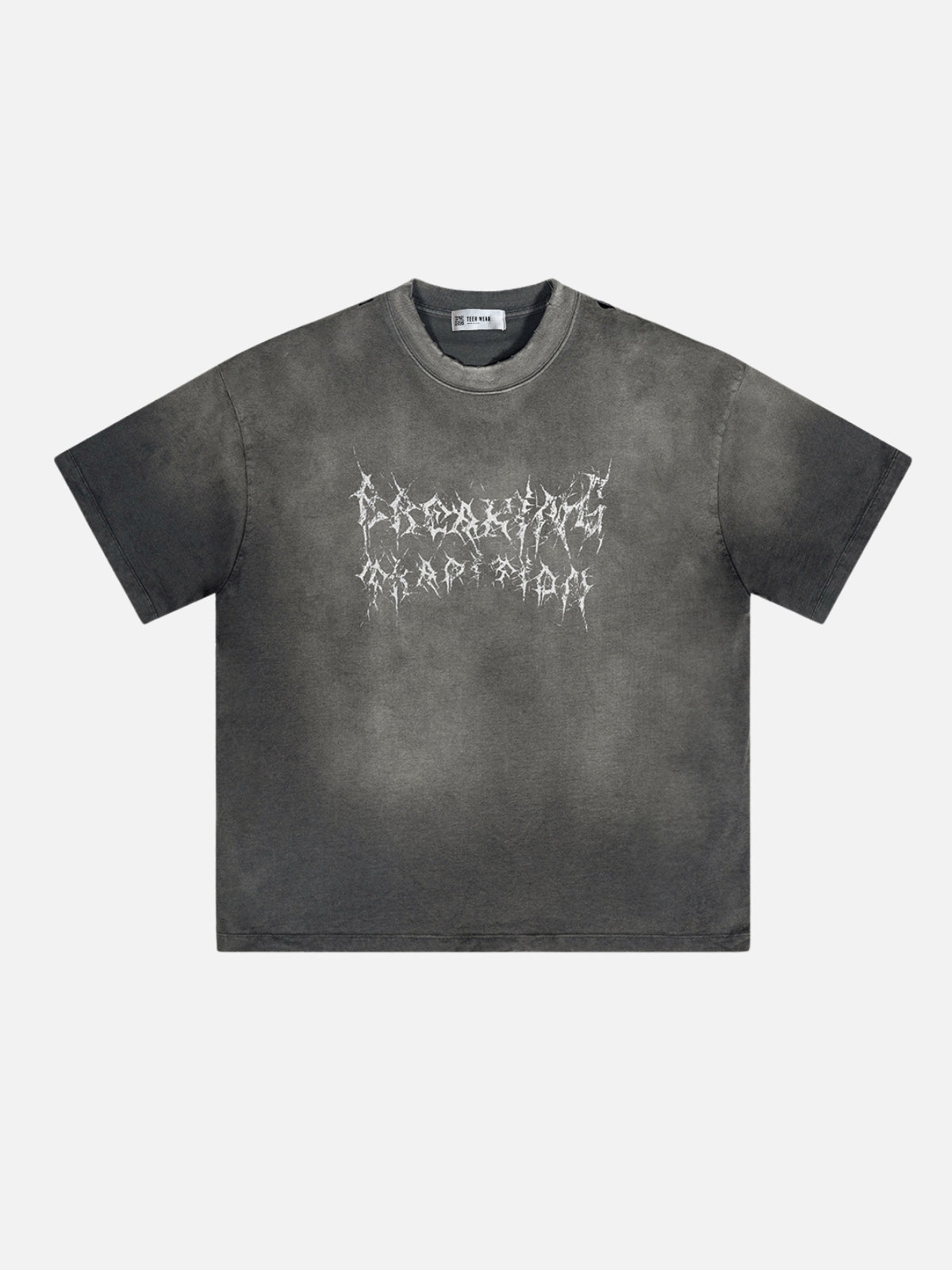 FREAKING - Oversized Print T-shirt Black | Teenwear.eu