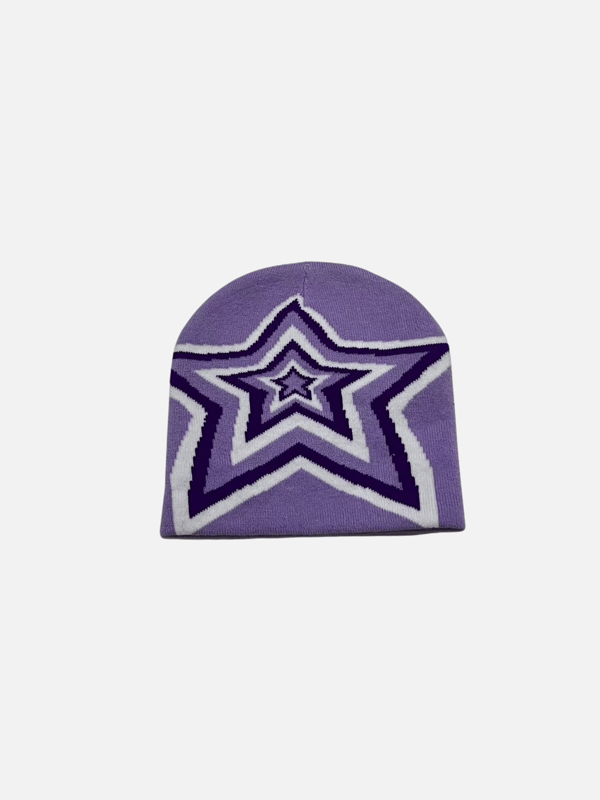 STAR - Graphic Beanie One Size Purple | Teenwear.eu